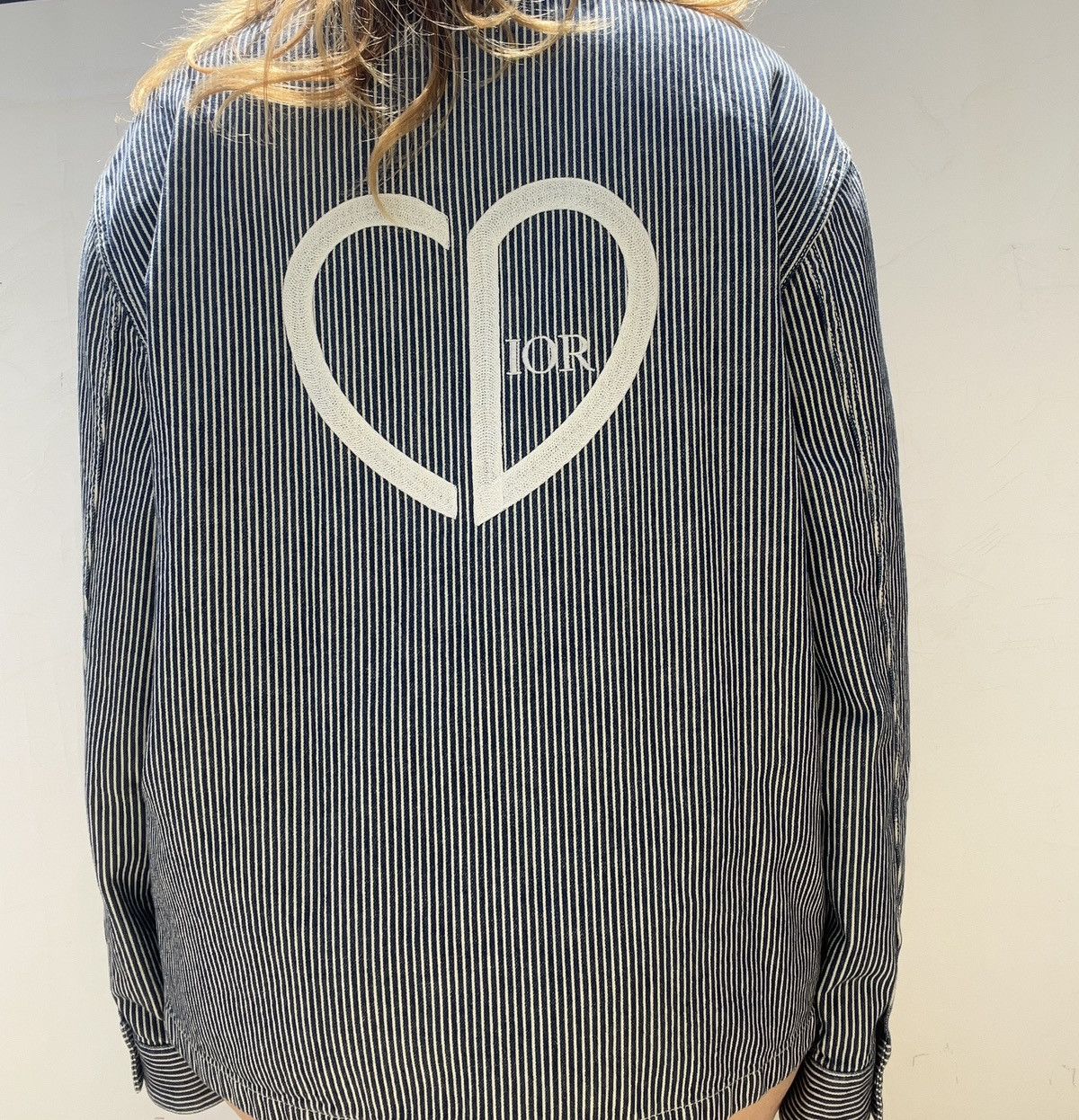 Dior Dior heart pinstripe jacket Size US L / EU 52-54 / 3 - 1 Thumbnail