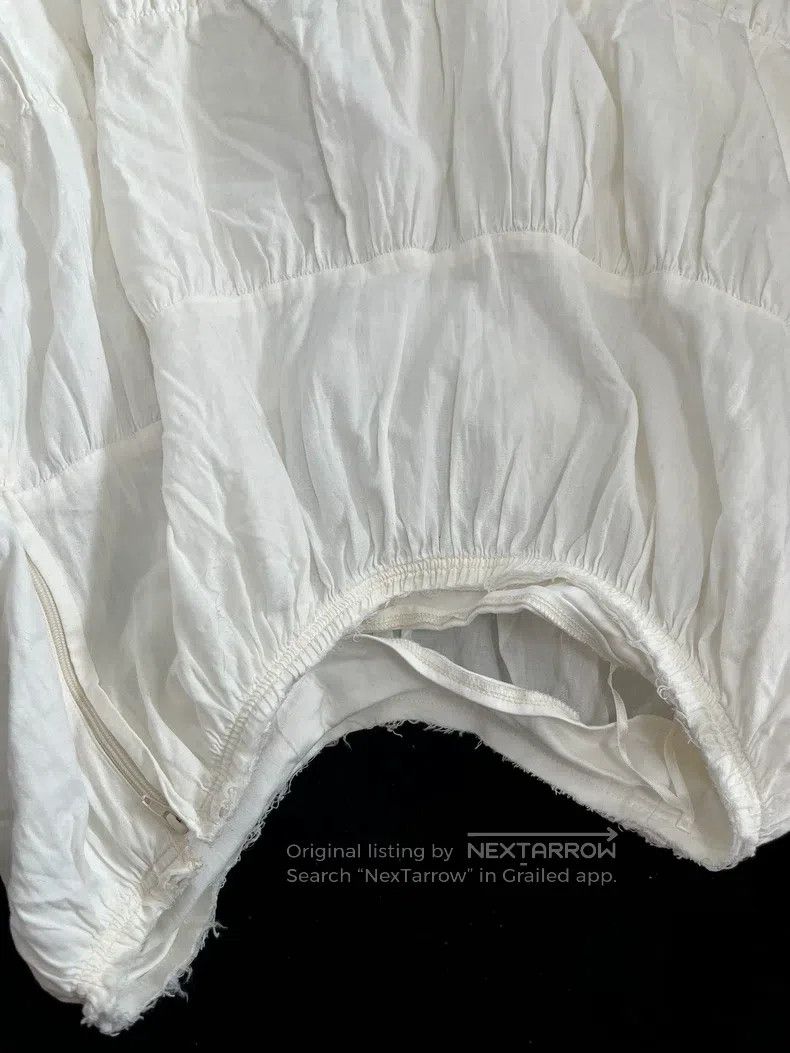Comme des Garcons Comme Des Garcons size M White puffy skirt, half skirt Size 23" - 4 Thumbnail