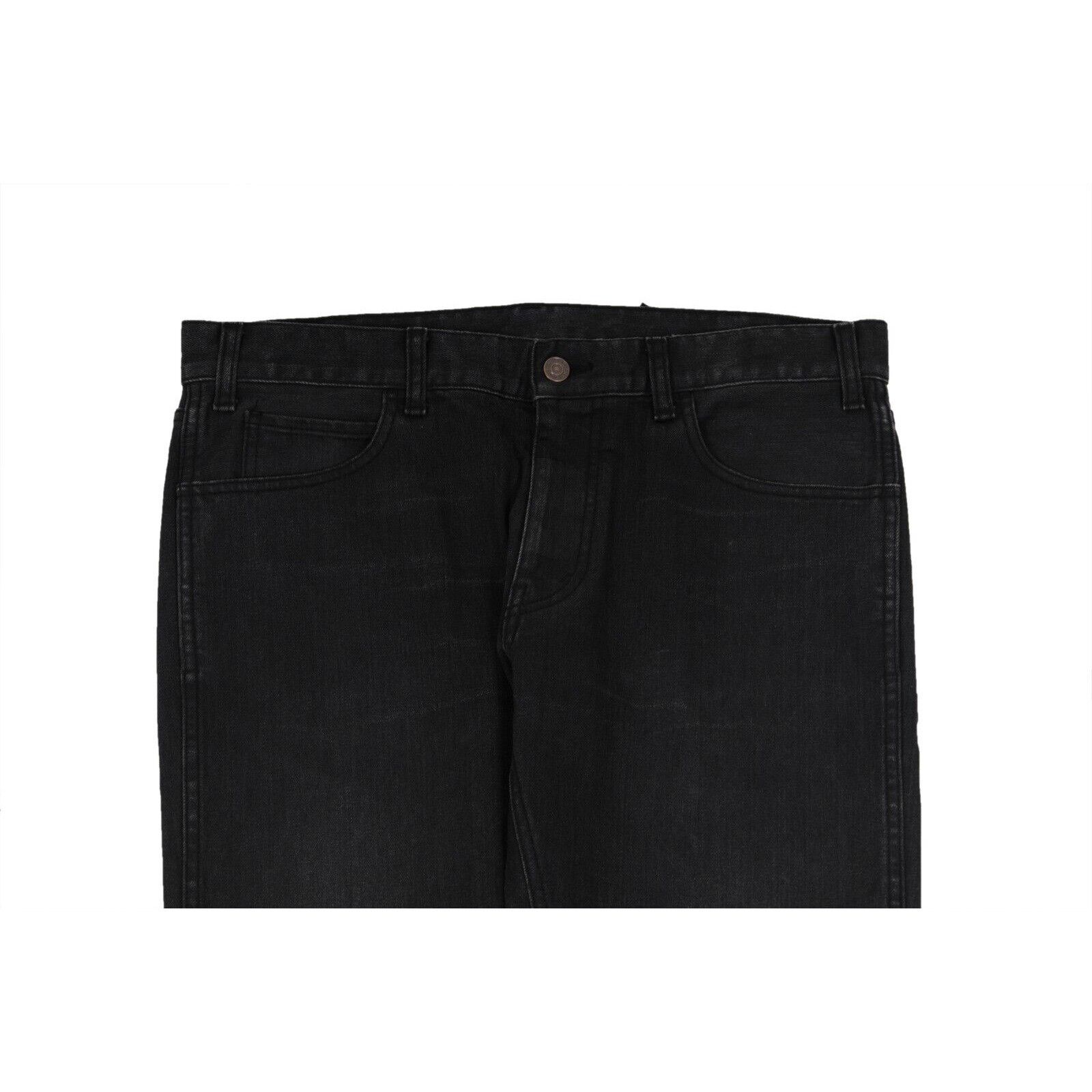 Celine SK 003 Vintage Black Grey Jeans - 02316 Size US 30 / EU 46 - 6 Thumbnail