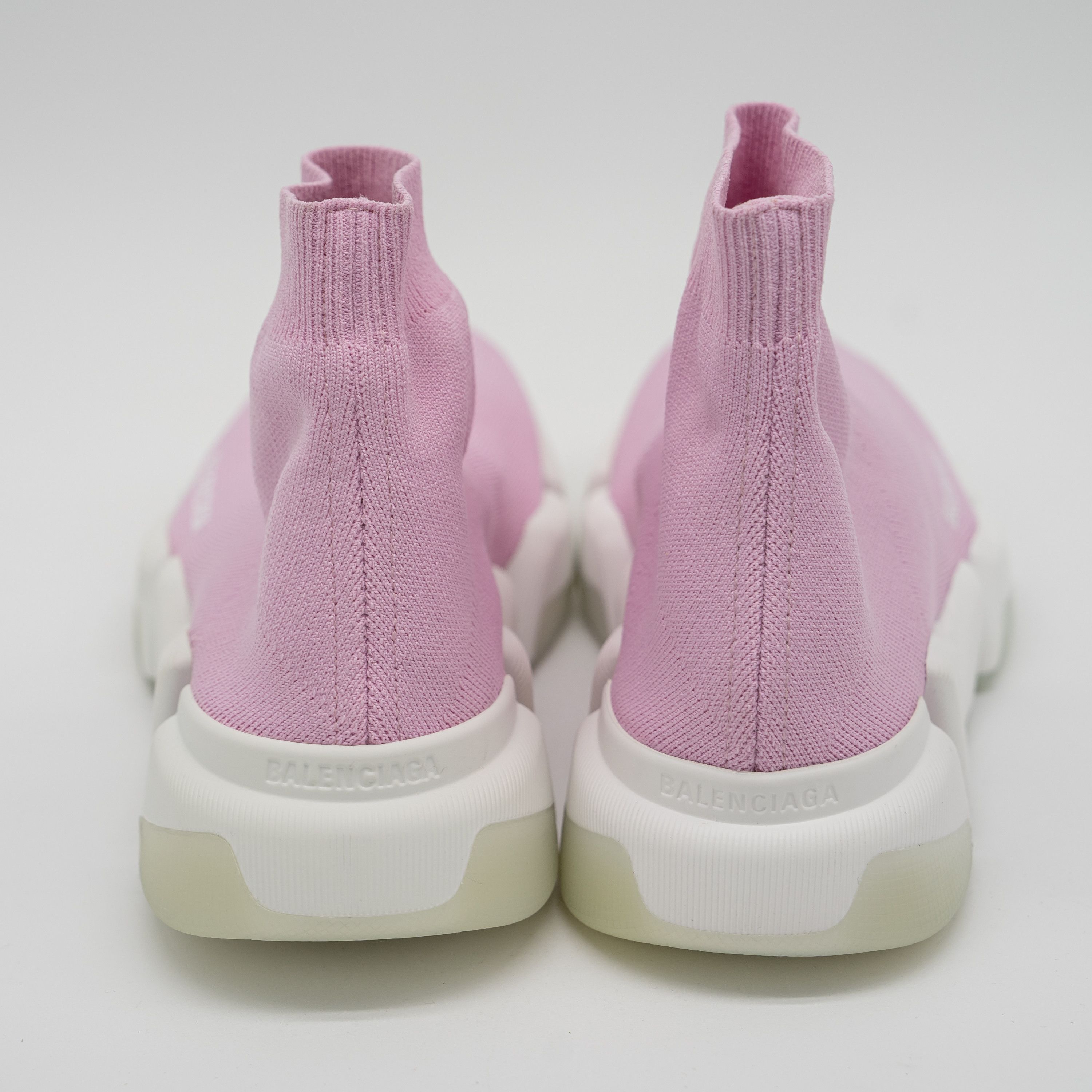 Balenciaga 39 EU / 9 US Balenciaga Speed 2.0 Sneakers Pink High Sock Size US 9 / IT 39 - 5 Thumbnail