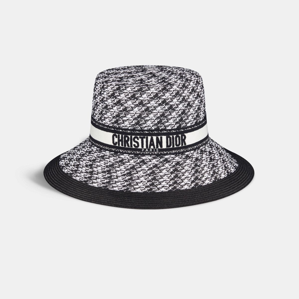 Dior o1w1db10326 Size:OS/Large Brim Hat in Black/White Size ONE SIZE - 1 Thumbnail