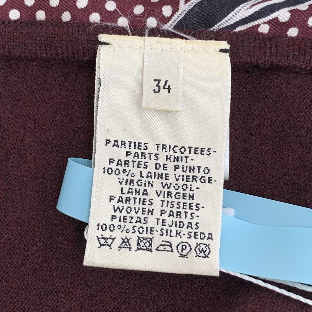 Hermes Hermes Chain Silk Wool Long Sleeve Knit Sweater K26WX Size XS / US 0-2 / IT 36-38 - 6 Thumbnail