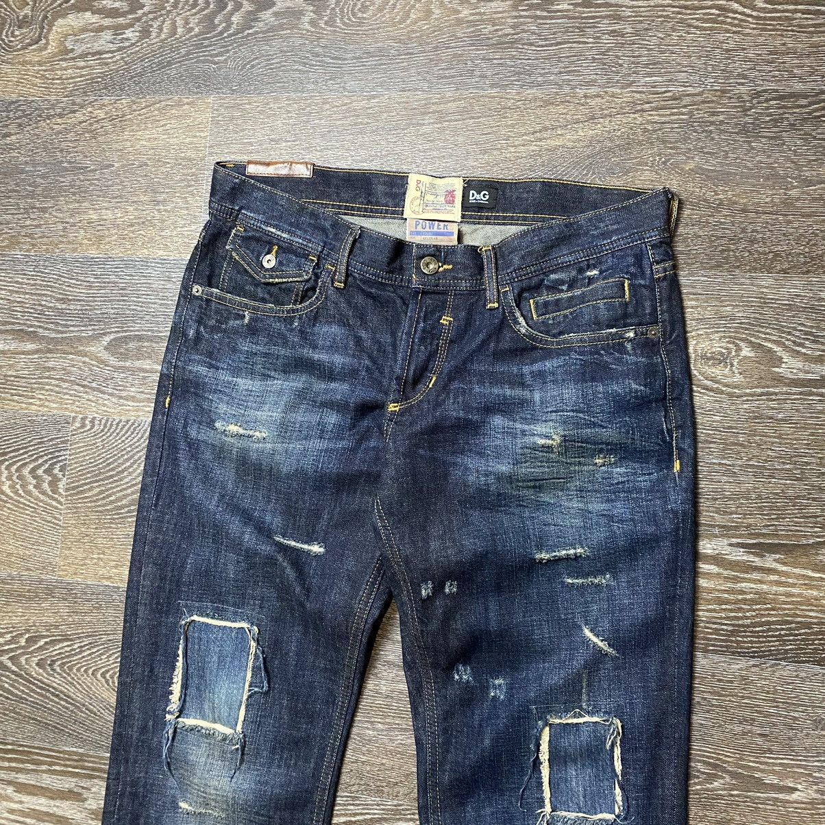 Dolce & Gabbana RARE rework vintage Dolce&Gabbana patchwork jeans Y2K 34S Size US 34 / EU 50 - 2 Thumbnail