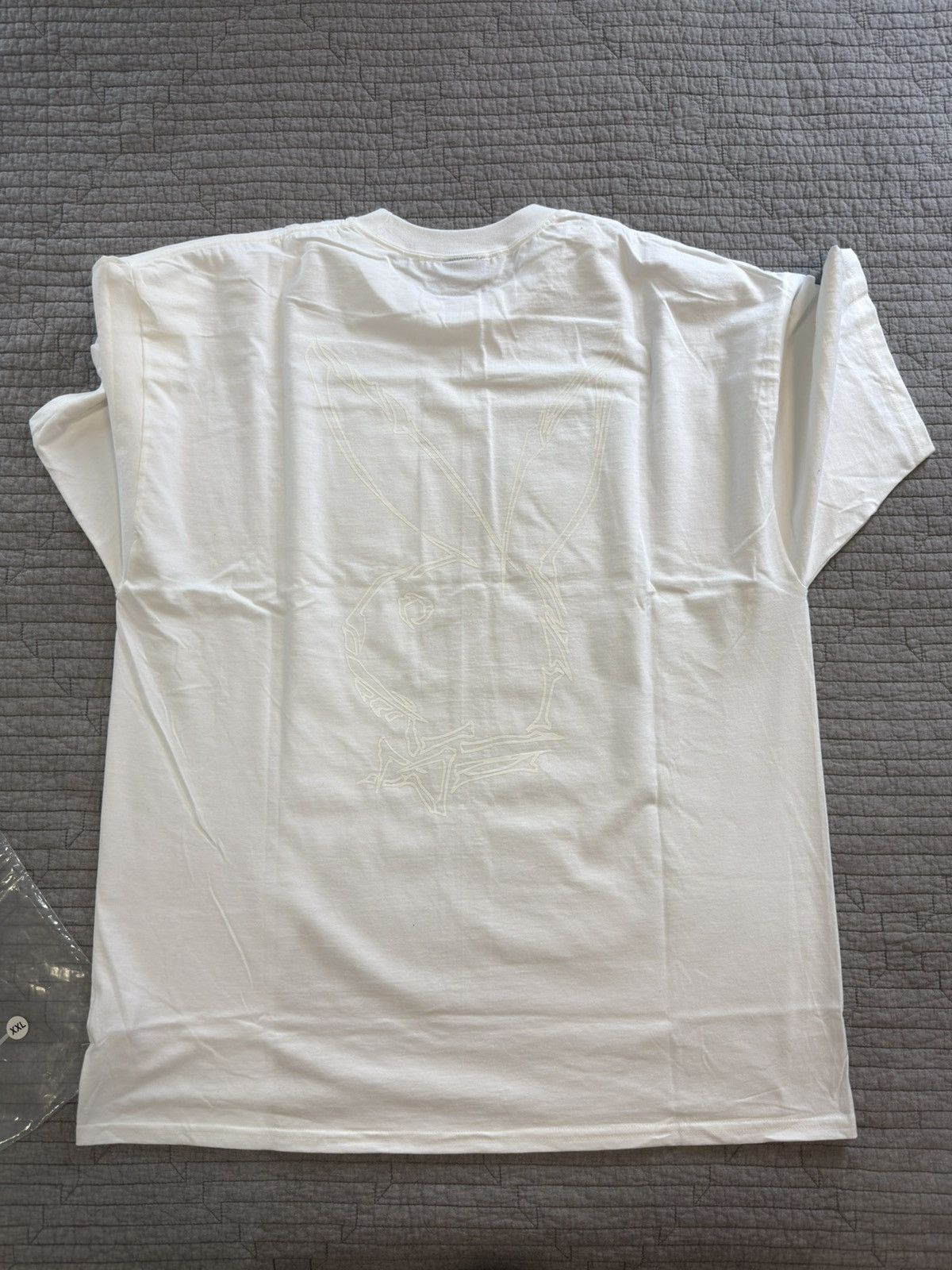 Playboy × Revenge Revenge Playboy bunny white on white tshirt Size US XXL / EU 58 / 5 - 9 Thumbnail