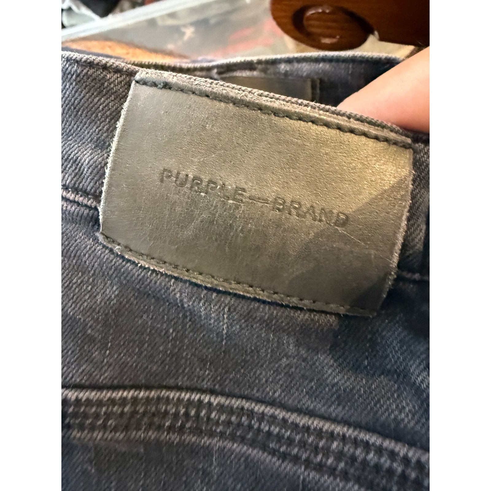 Purple Brand Purple Jeans Black Distressed Used 34 Size US 34 / EU 50 - 3 Thumbnail