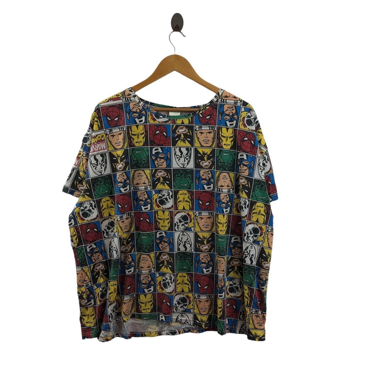 Marvel Comics MARVEL COMICS AOP Over Print Superhero Tee Shirt Hulk Size US M / EU 48-50 / 2 - 1 Thumbnail