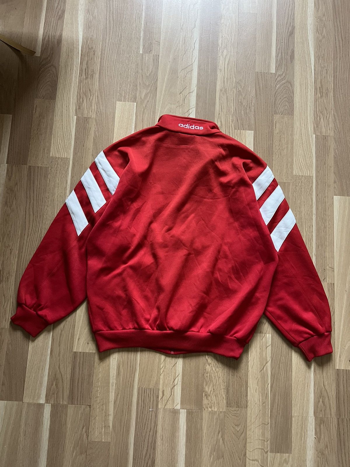 Adidas × Vintage Adidas vintage archive punk track jacket 90s red