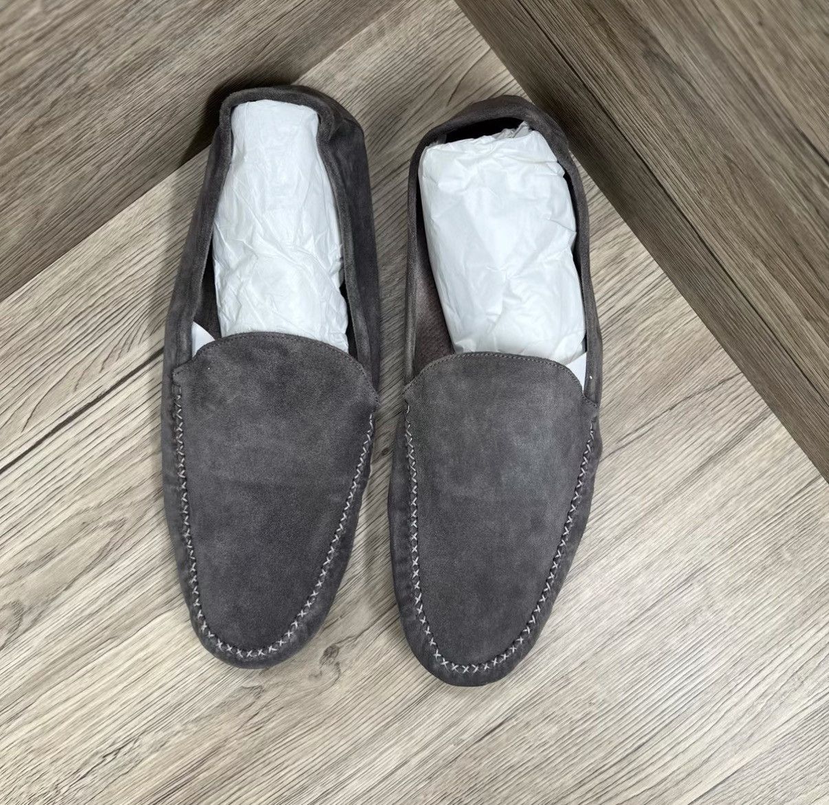 Loro Piana Loro Piana Maurice Grey Indoor Loafers J41 Size US 11 / EU 44 - 2 Thumbnail