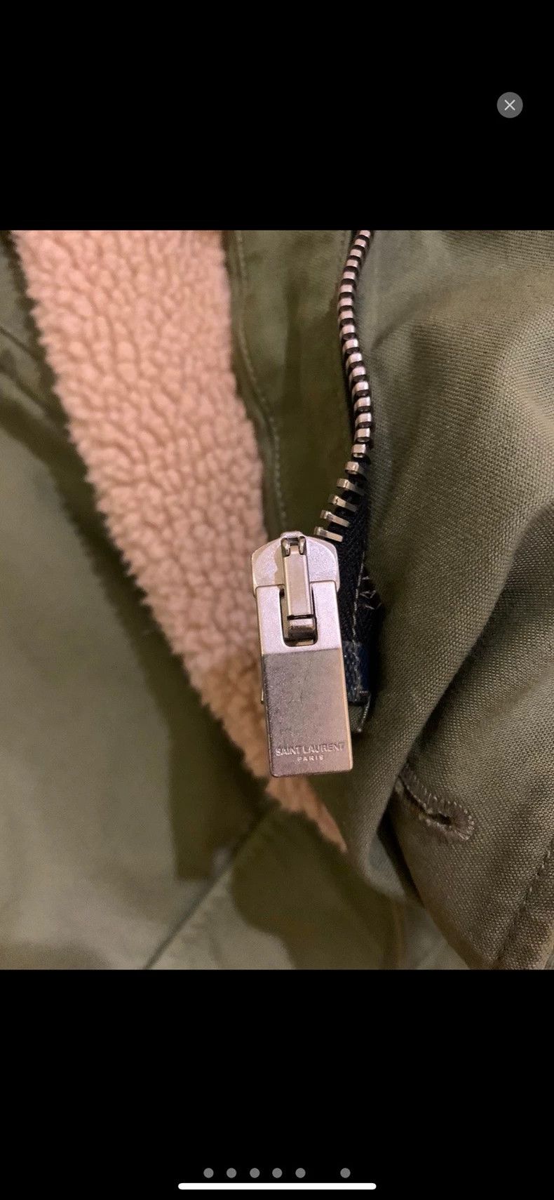 Saint Laurent Paris saint Laurent parisArmy green lambswool coat 2503-Nextarro Size US XL / EU 56 / 4 - 6 Thumbnail