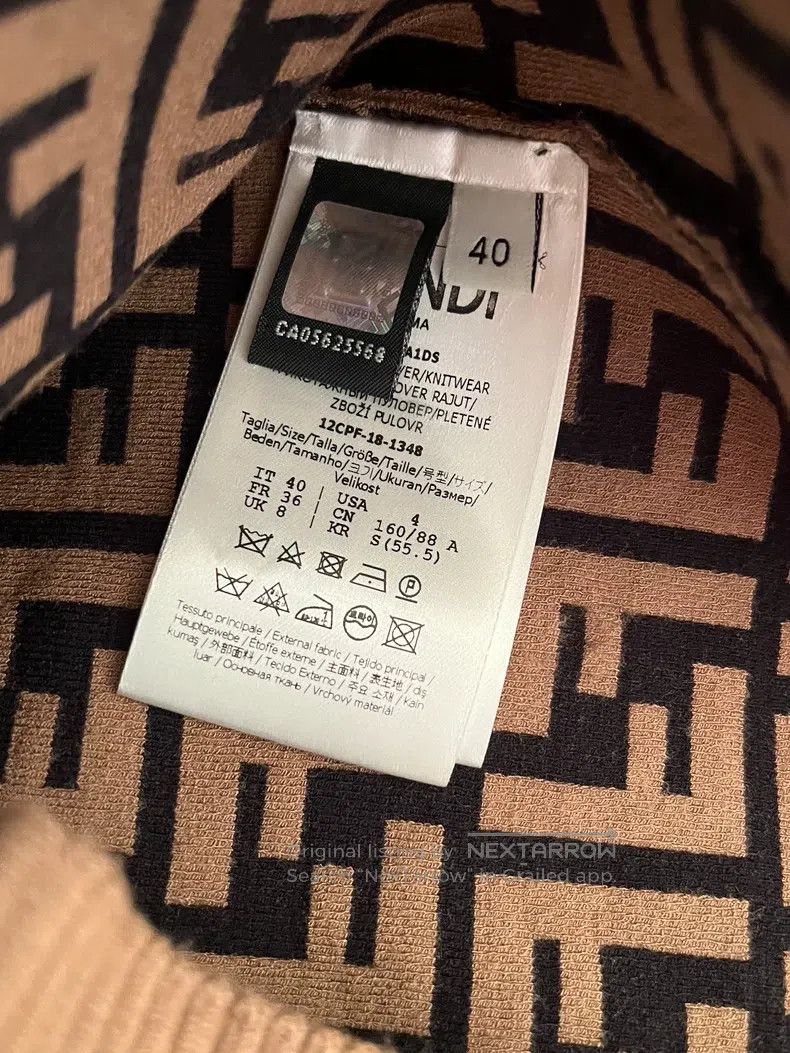 Fendi Fendi Monogram Sweater Size XS / US 0-2 / IT 36-38 - 4 Thumbnail