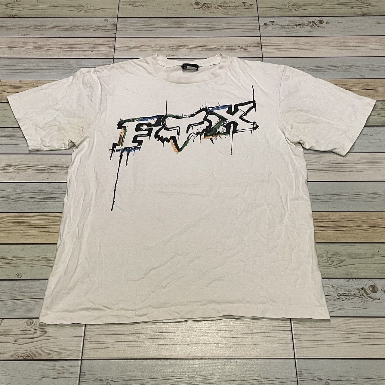 Affliction × Fox Racing × Southpole Rare Fox Racing Wings Cross Tee Y2K Affliction Style Size US L / EU 52-54 / 3 - 1 Thumbnail