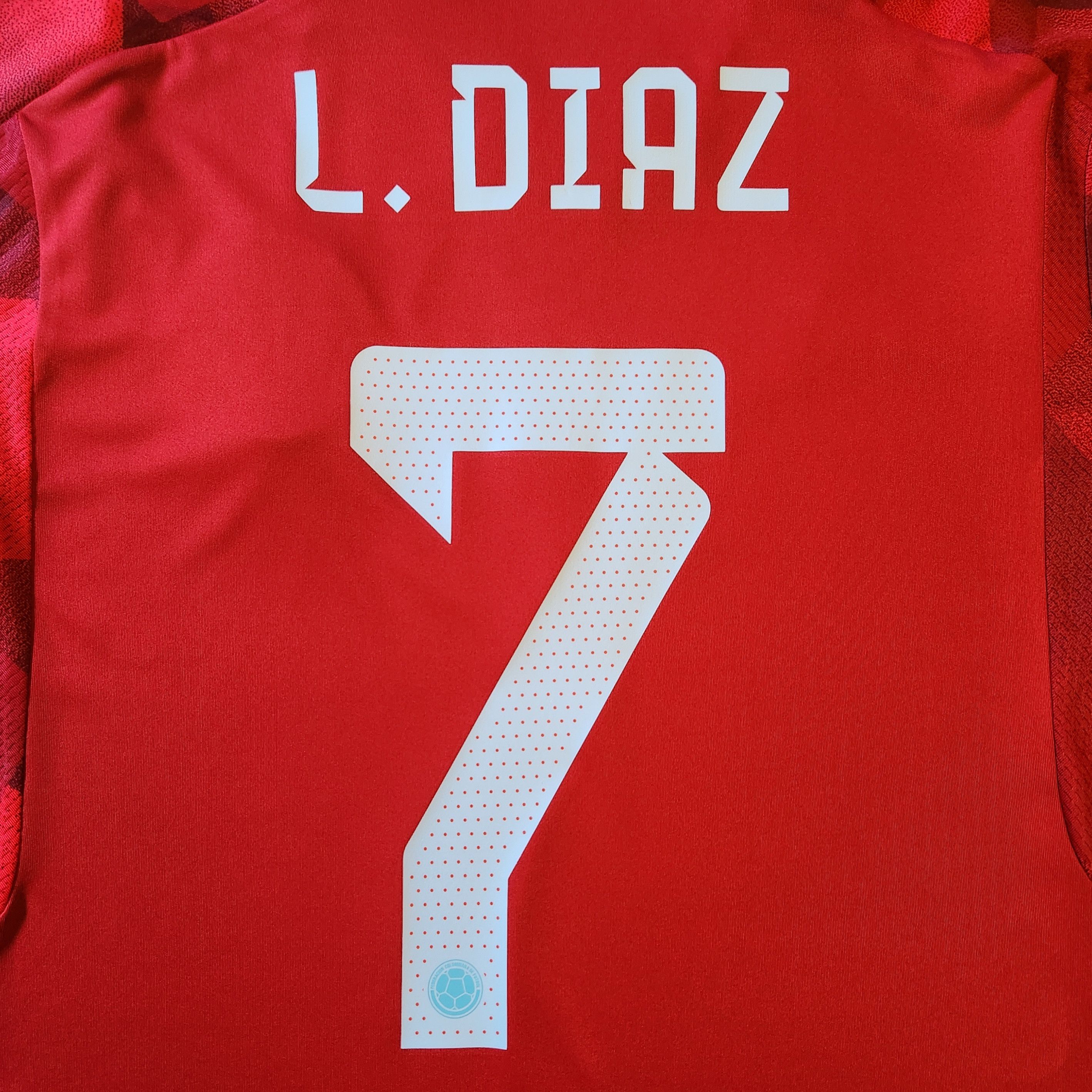 Adidas Authentic Colombia LUIS DIAZ 2022-2023 Away Jersey 22/23 Size US M / EU 48-50 / 2 - 3 Thumbnail