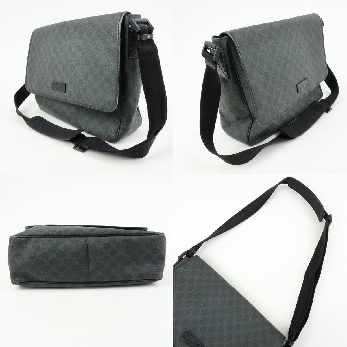 Gucci Gucci GG Supreme Messenger Bag Black Size ONE SIZE - 3 Thumbnail