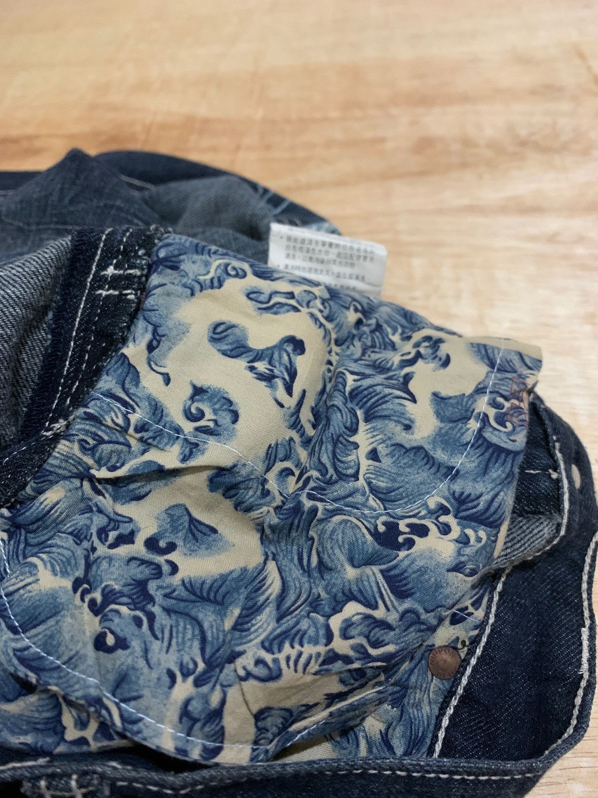 20471120 × Japanese Brand × Vintage Japanese Oniarai Nippon Sukajan Dragon Jeans Size US 30 / EU 46 - 9 Thumbnail