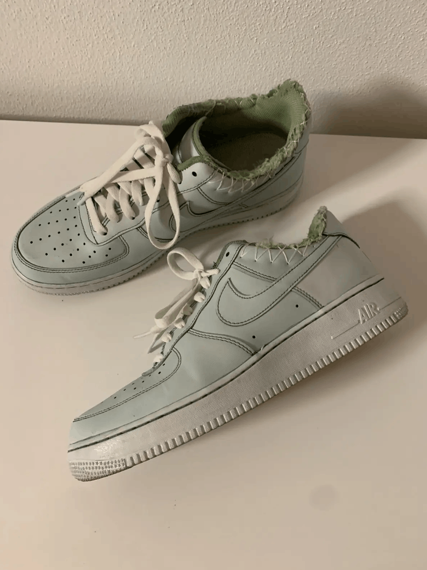 Nike Stealboyz Nike Air Force 1 Custom Mint Green Y2k AF1 US10.5 Size US 10.5 / EU 43-44 - 3 Thumbnail