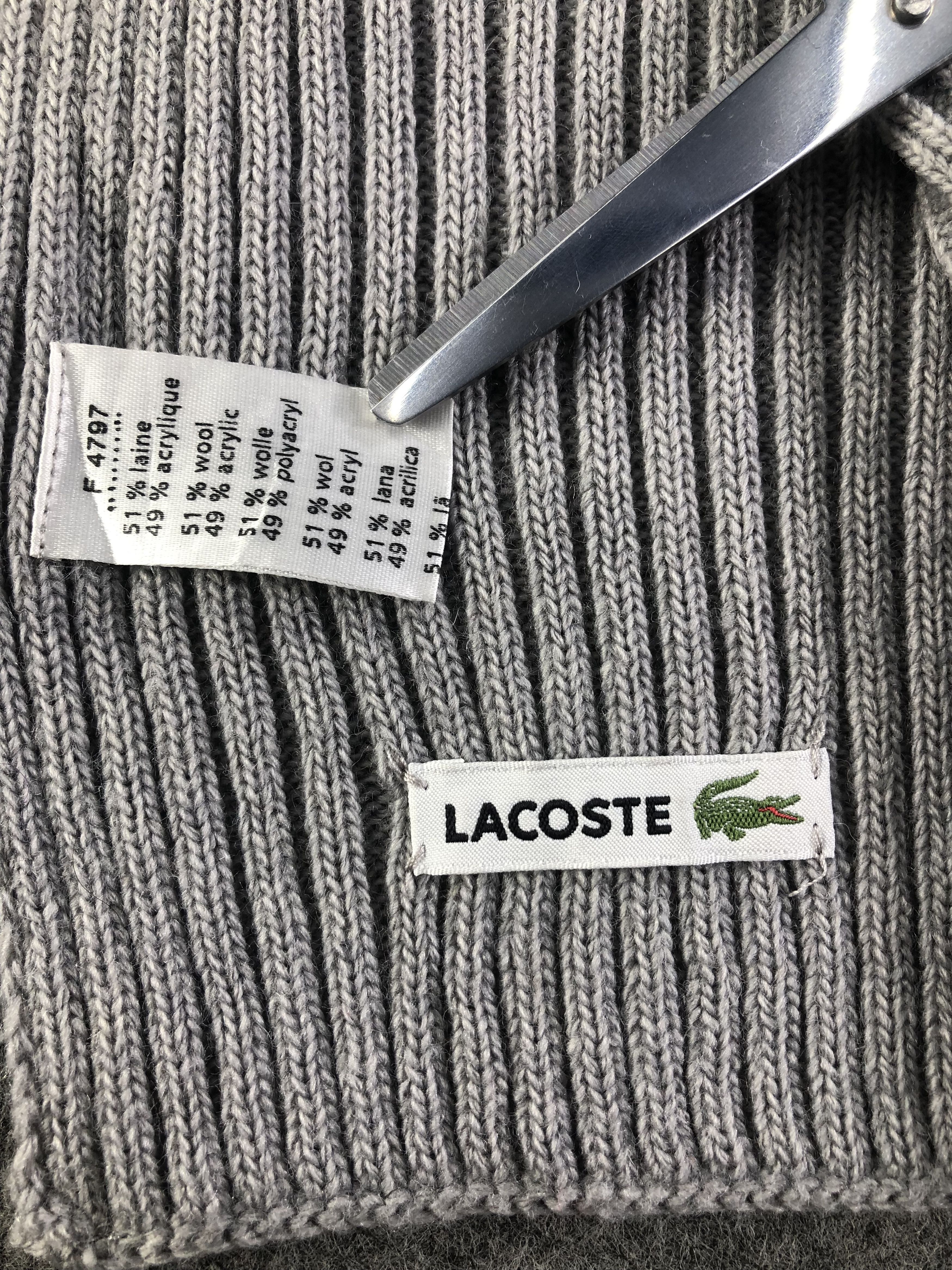 Lacoste Lacoste Wool Scarf / Muffler / Neckwear Size ONE SIZE - 5 Thumbnail