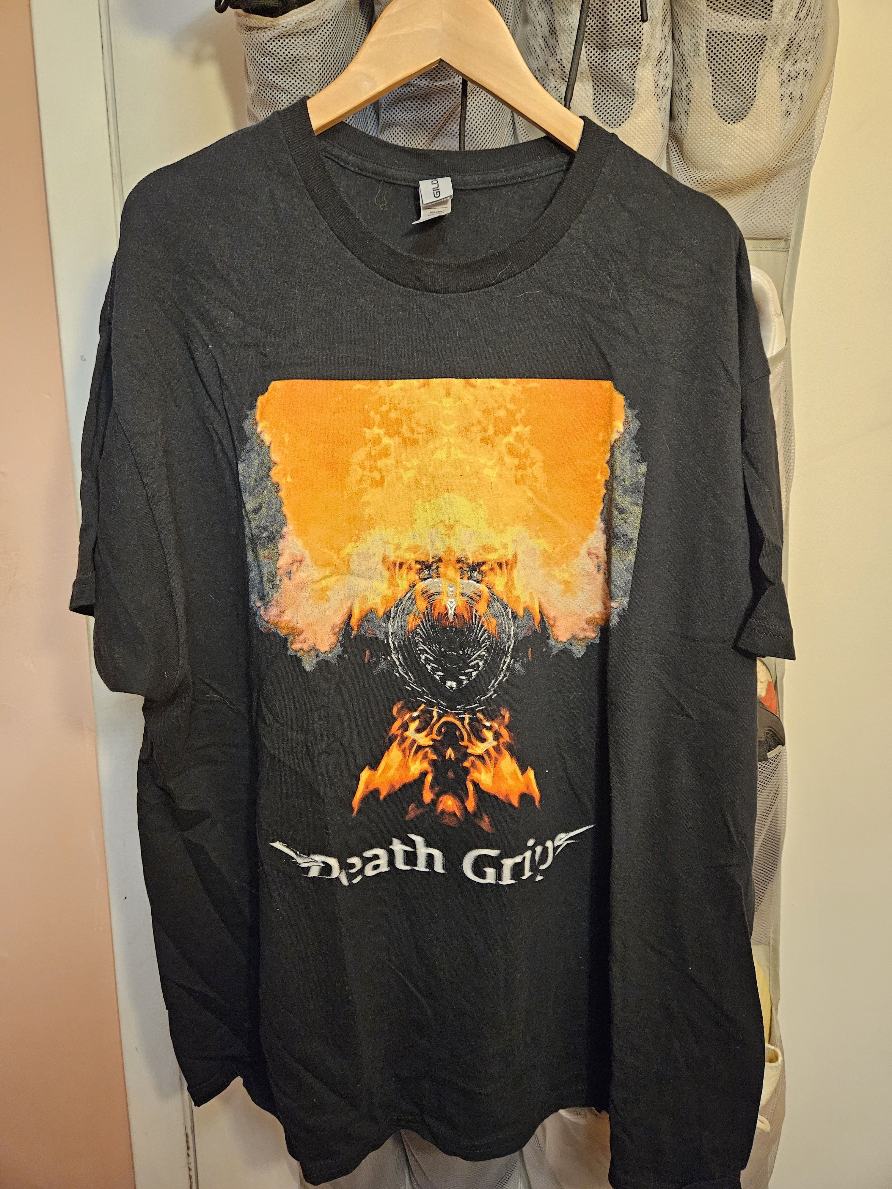 image of Death Grips Tour 2023 Tee Shirt XL in Black, Men's