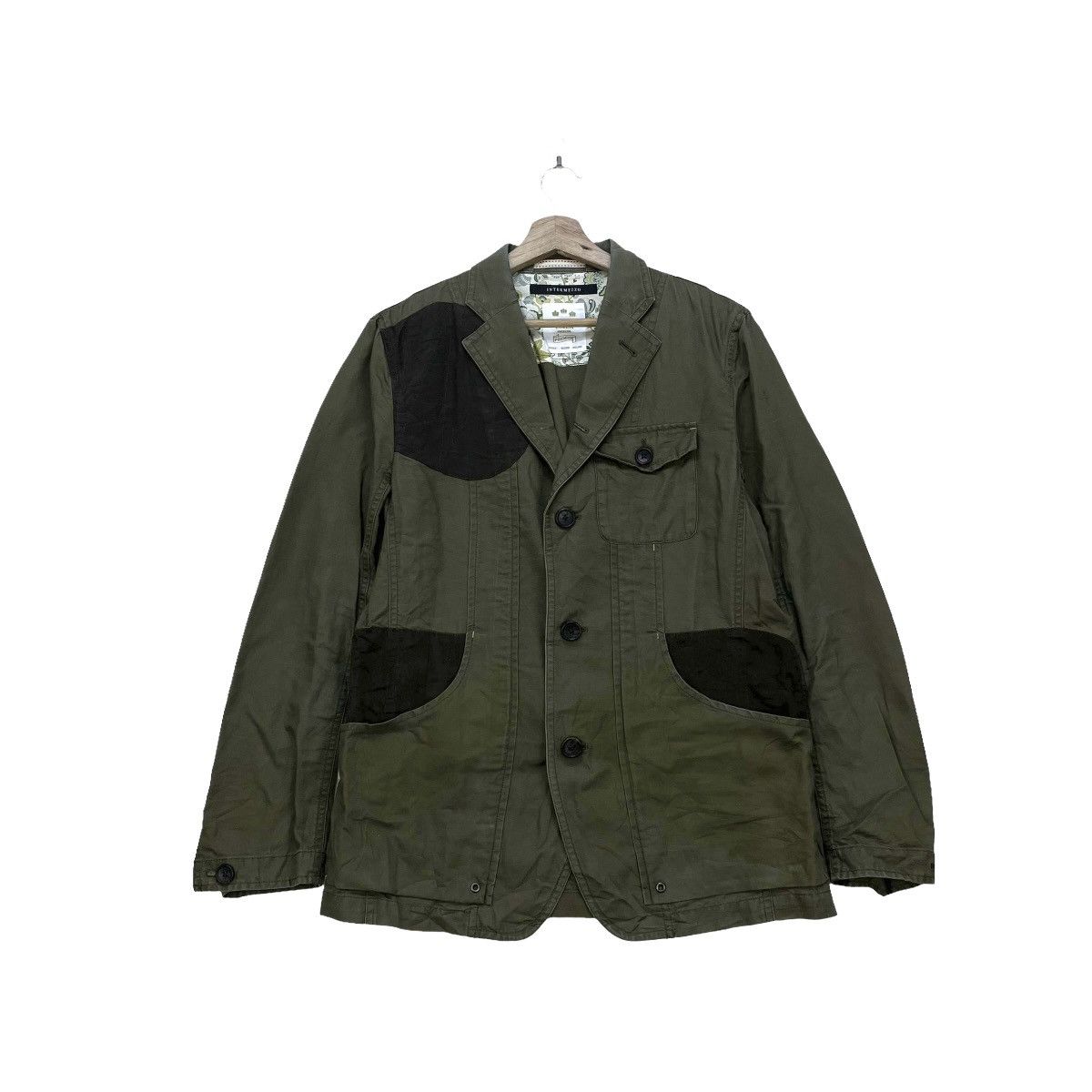 Issey Miyake × Japanese Brand 💥Rare Japanese Brand Intermezzo Pacthwork Style Jacket Size US M / EU 48-50 / 2 - 2 Thumbnail