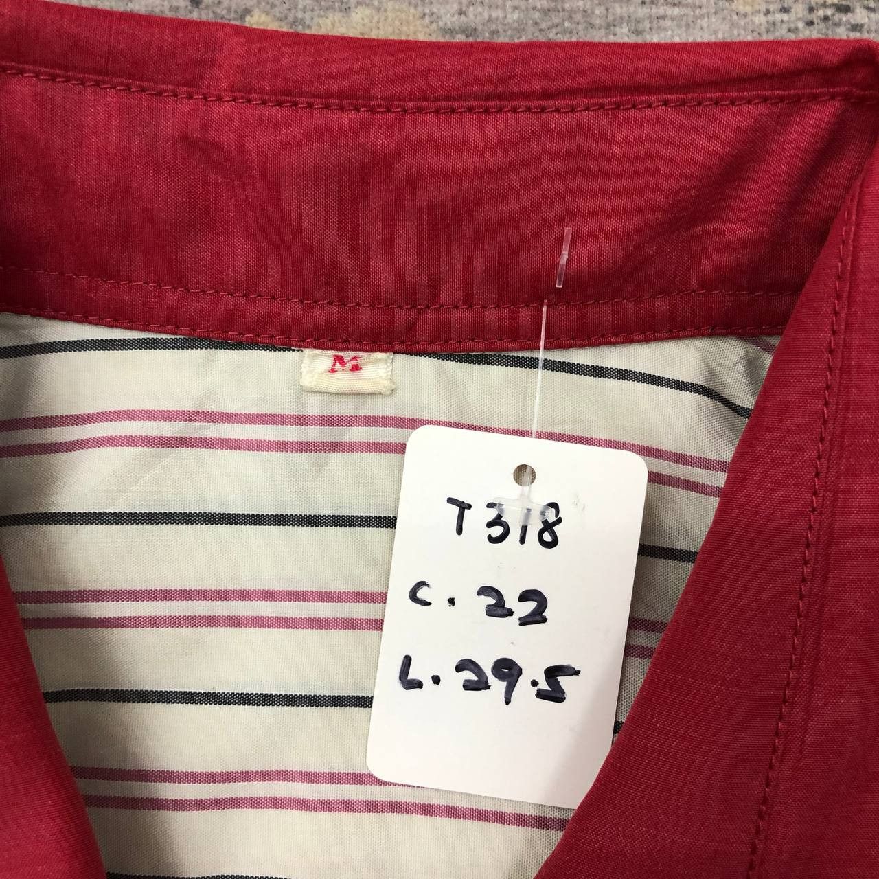 Japanese Brand T318 VTG ENEOS STRIPED WORK SHIRTS Size US M / EU 48-50 / 2 - 5 Thumbnail