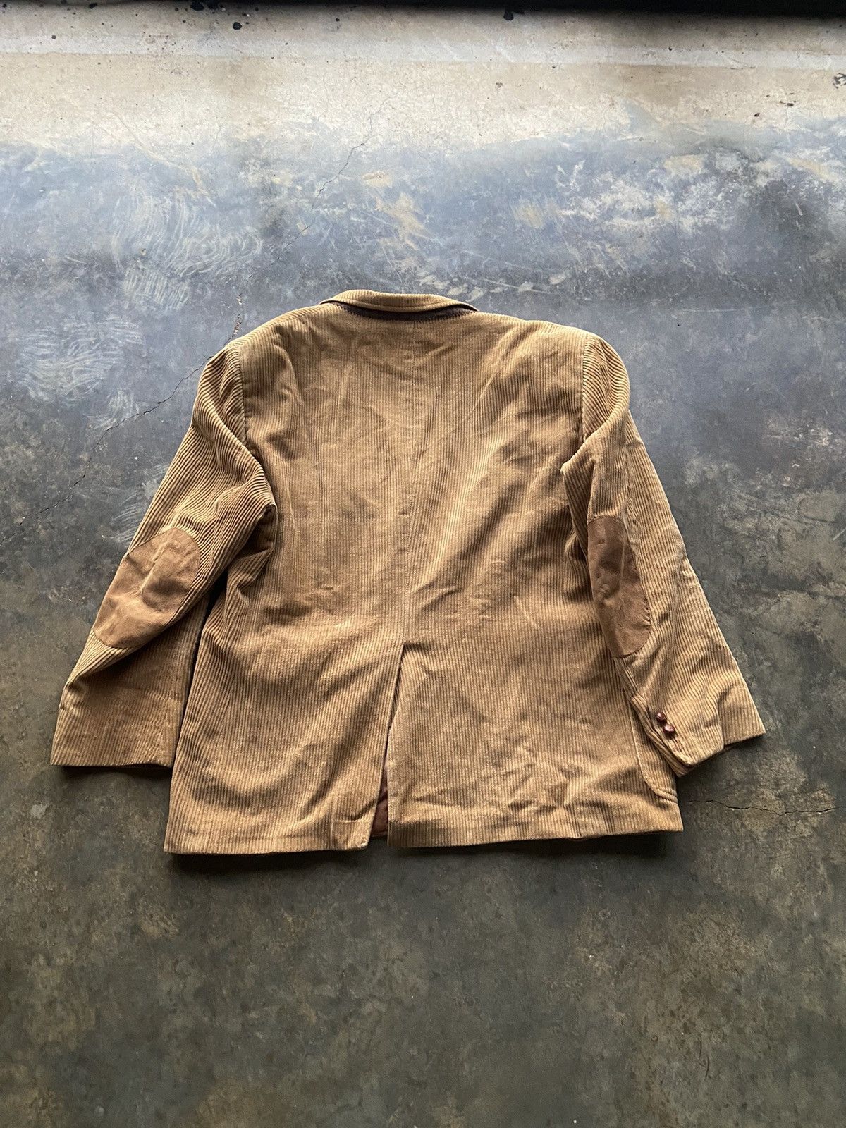 Eddie Bauer Vintage 1970s Eddie Bauer Satin Lined Corduroy Blazer Jacket Size 42L - 6 Thumbnail
