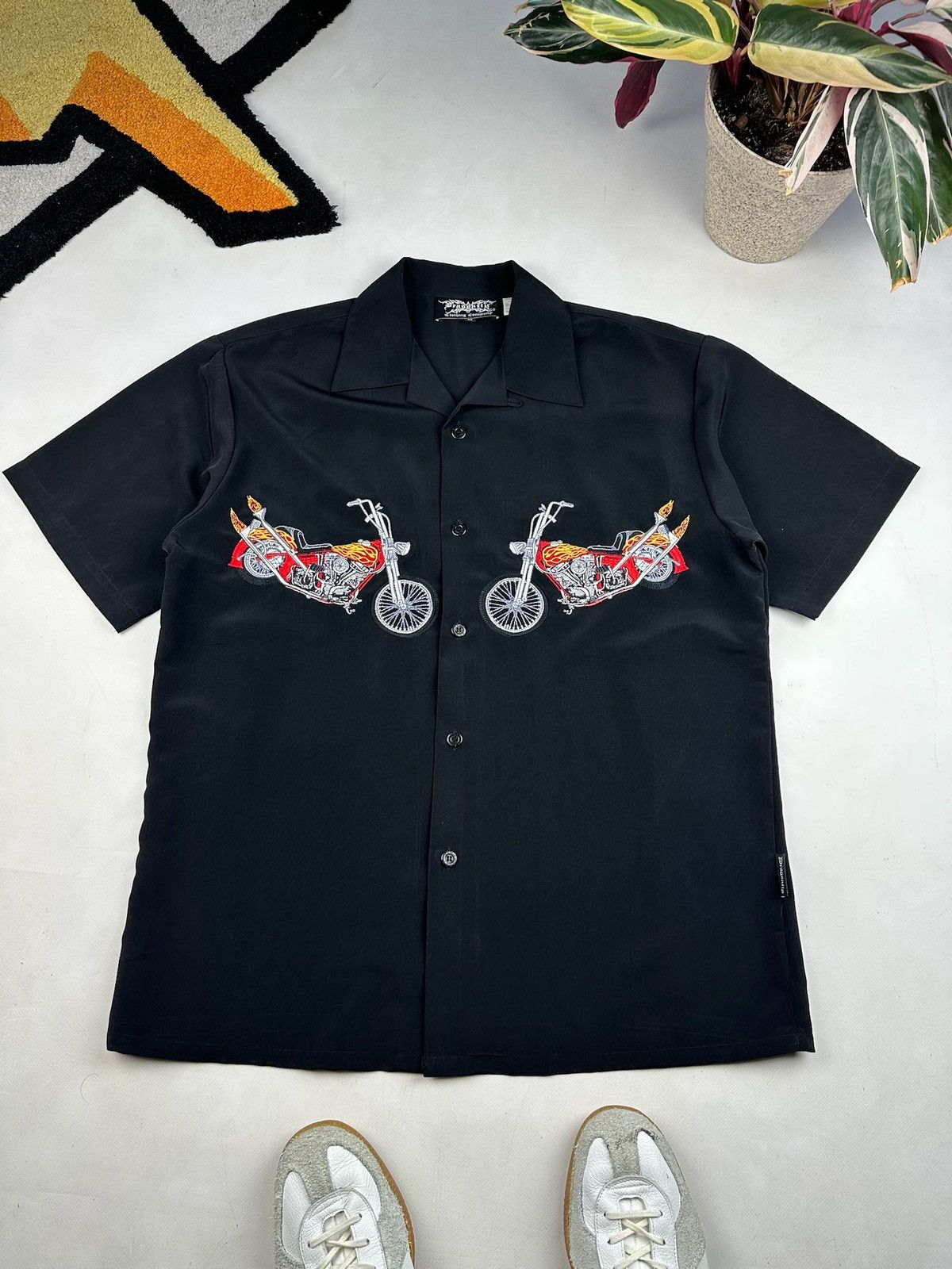 Vintage West Coast Choppers style shirt vintage flame Size US M / EU 48-50 / 2 - 1 Thumbnail