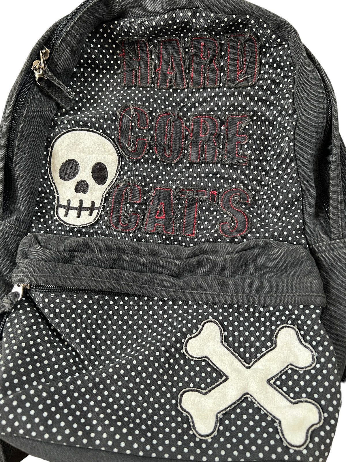 Japanese Brand Hell Cat Punks ‘Hardcore Cats” Backpack Size ONE SIZE - 16 Thumbnail