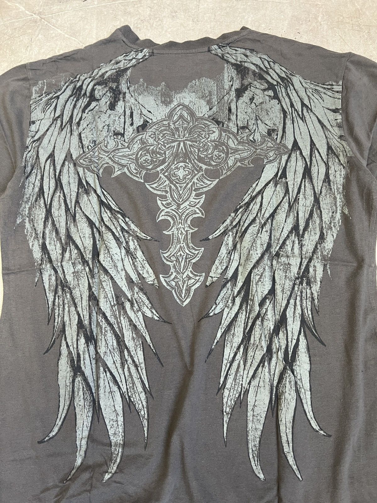 Affliction Vintage Graphic Print afflicition T Shirt Streetwear Y2K Size US L / EU 52-54 / 3 - 7 Thumbnail