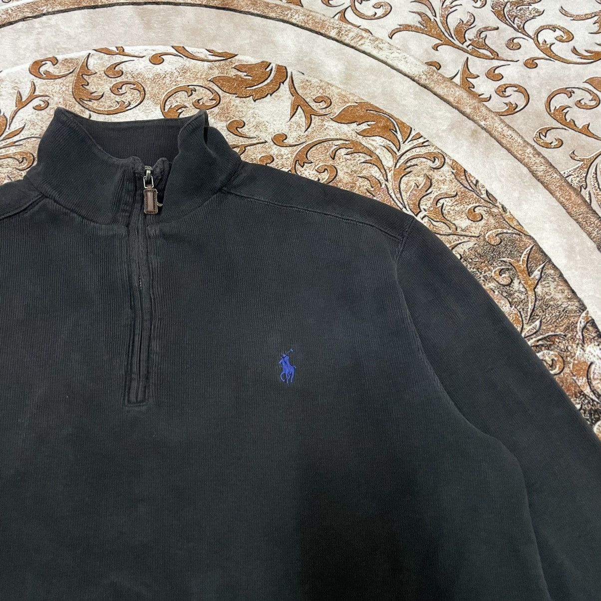 Polo Ralph Lauren 🔥Polo Ralph Lauren Small Pony Logo Half Zipper Sweatshirts Size US M / EU 48-50 / 2 - 4 Thumbnail