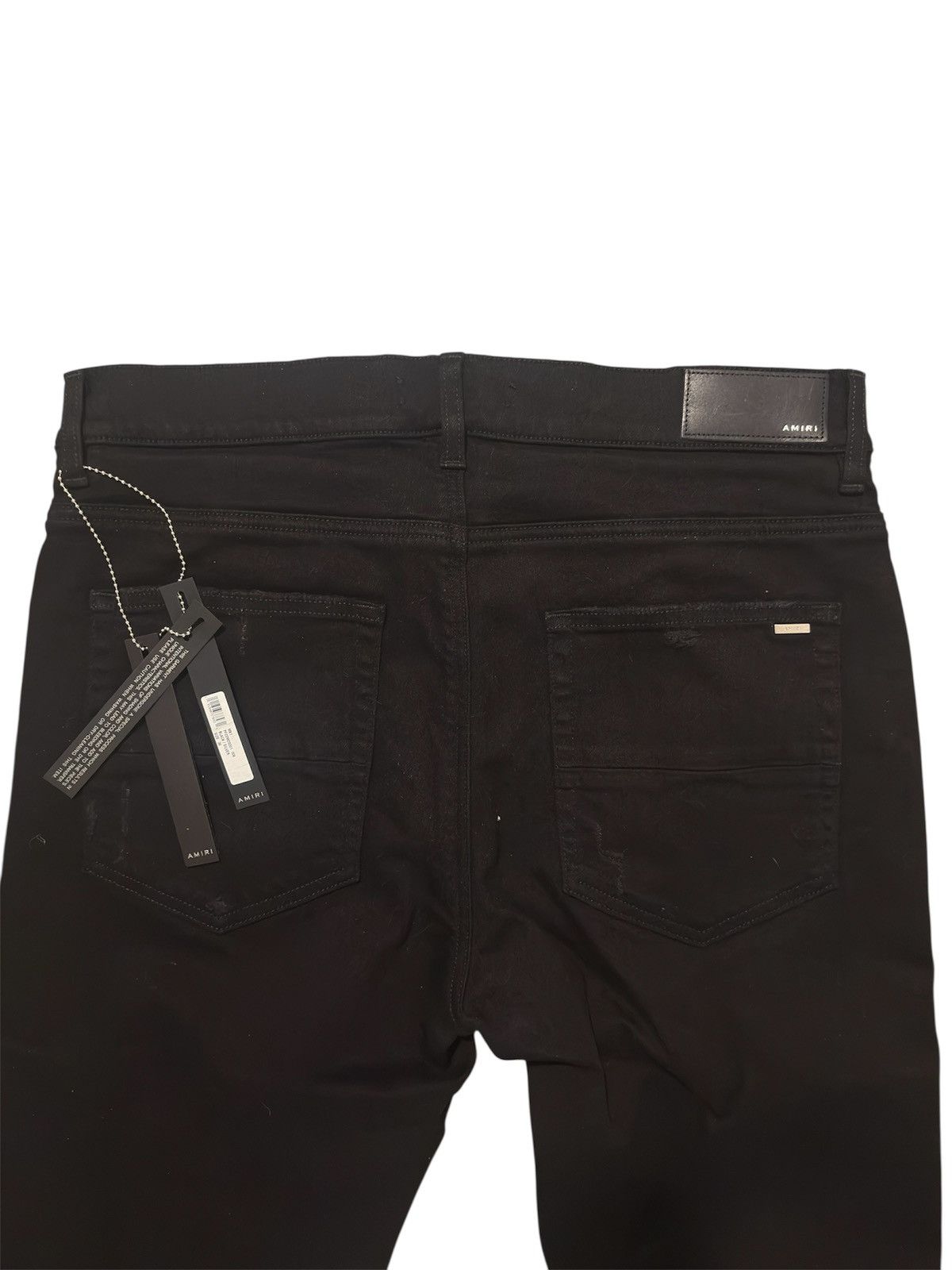 Amiri Amiri Black Silver Patch Mx1 Denim Jeans Size US 36 / EU 52 - 6 Thumbnail