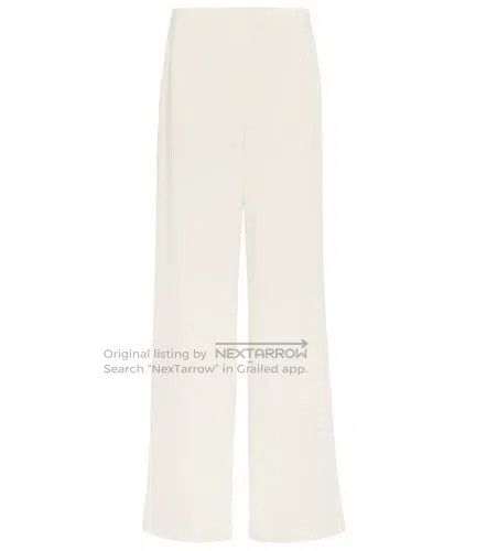 The Row The Row size xs White high-waisted side-zip wide-leg pants Size 26" / US 2 / IT 38 - 2 Thumbnail