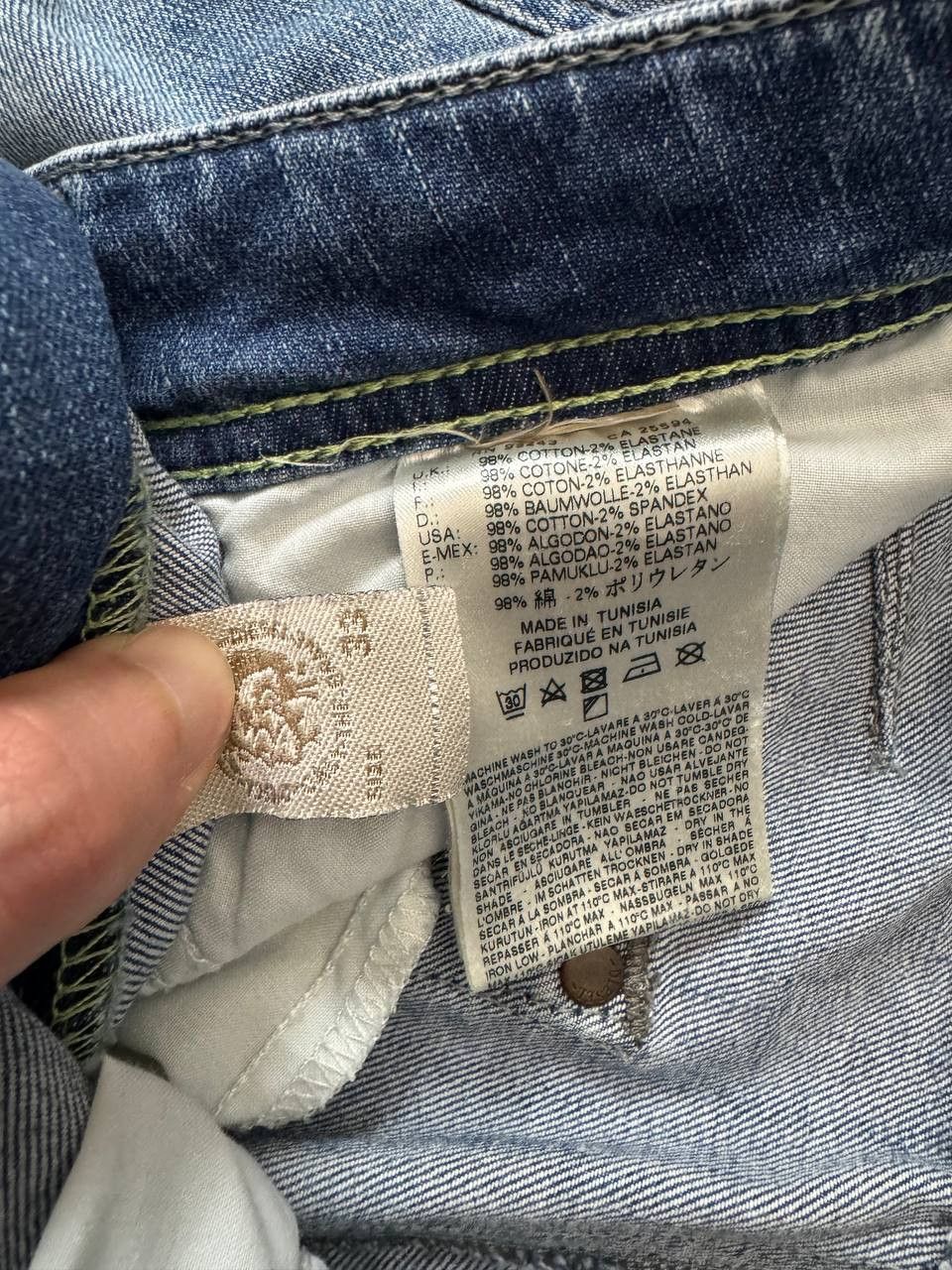 Diesel Vintage Diesel Darron Washed Regular Slim Tapered Jeans Size US 32 / EU 48 - 10 Thumbnail