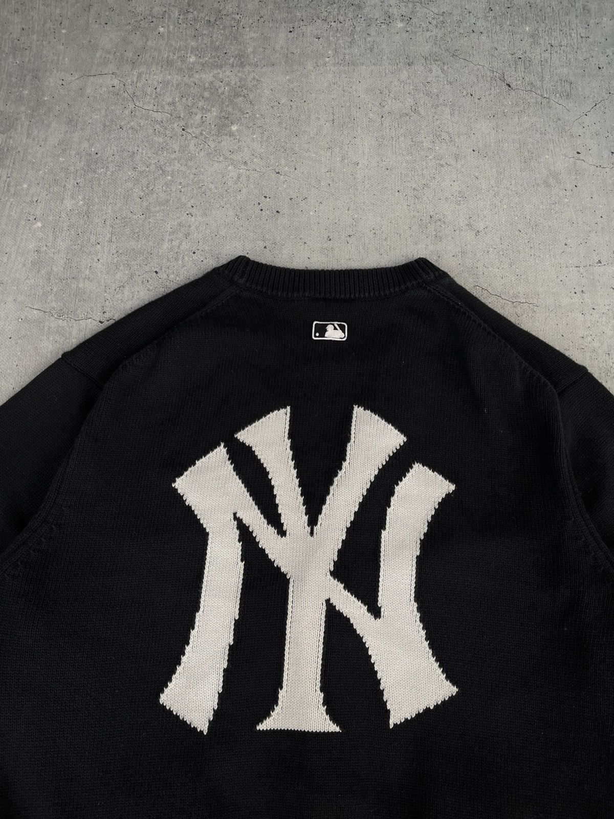 MLB Vintage MLB New York Yankees Y2K Cardigan Sweater Size US XL / EU 56 / 4 - 3 Thumbnail