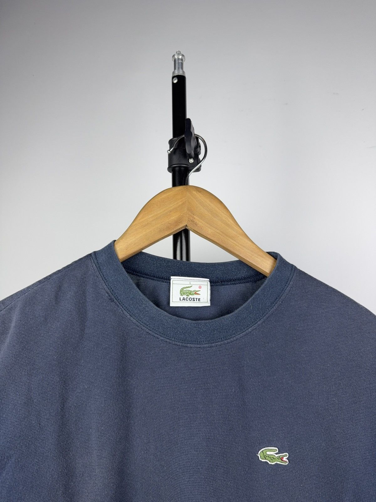 Lacoste Lacoste 90s Faded Vintage France Classic Fit Tee Minimal 🐊 Size US L / EU 52-54 / 3 - 4 Thumbnail