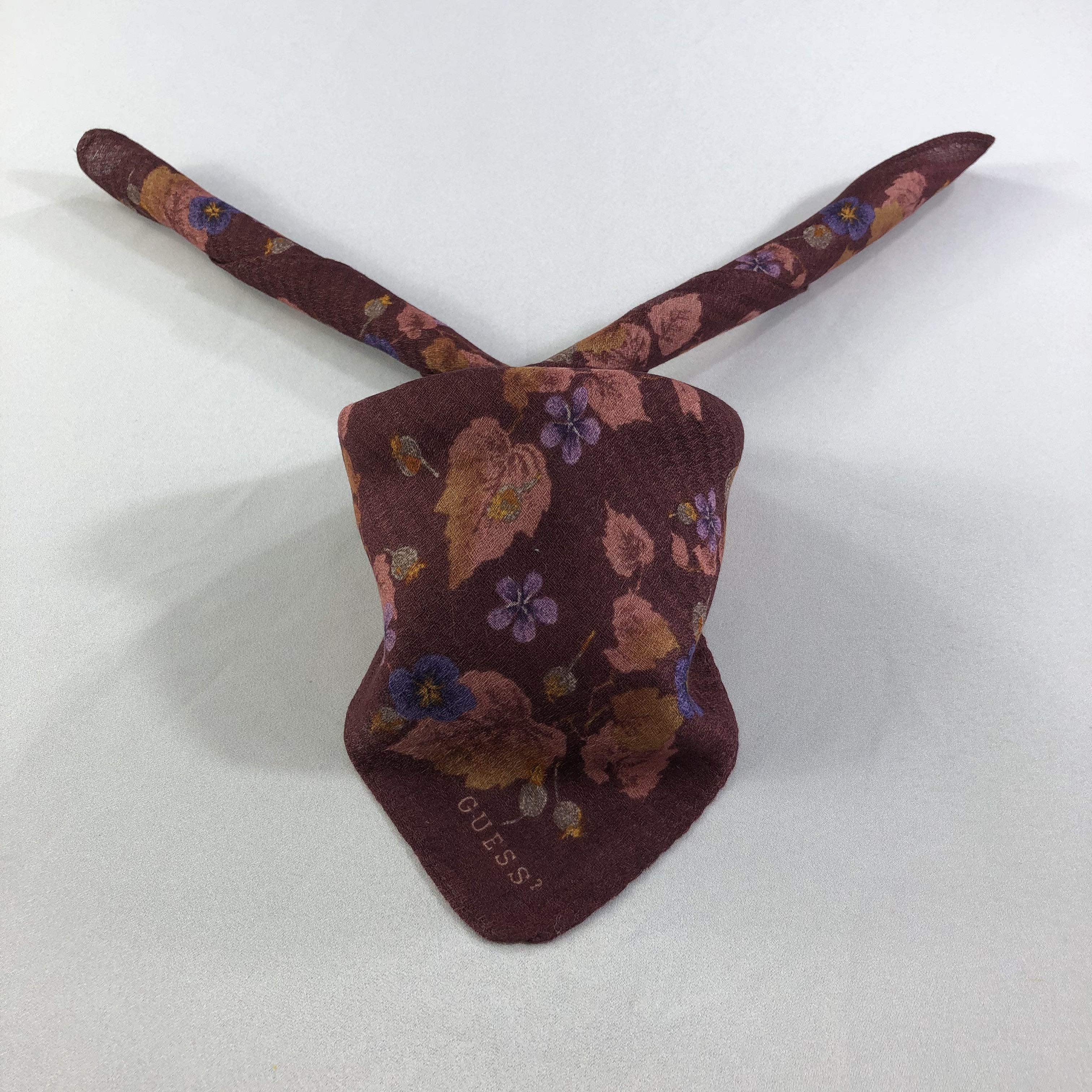 Guess Guess Floral Handkerchief Neckerchief Bandana H1970 Size ONE SIZE - 2 Thumbnail