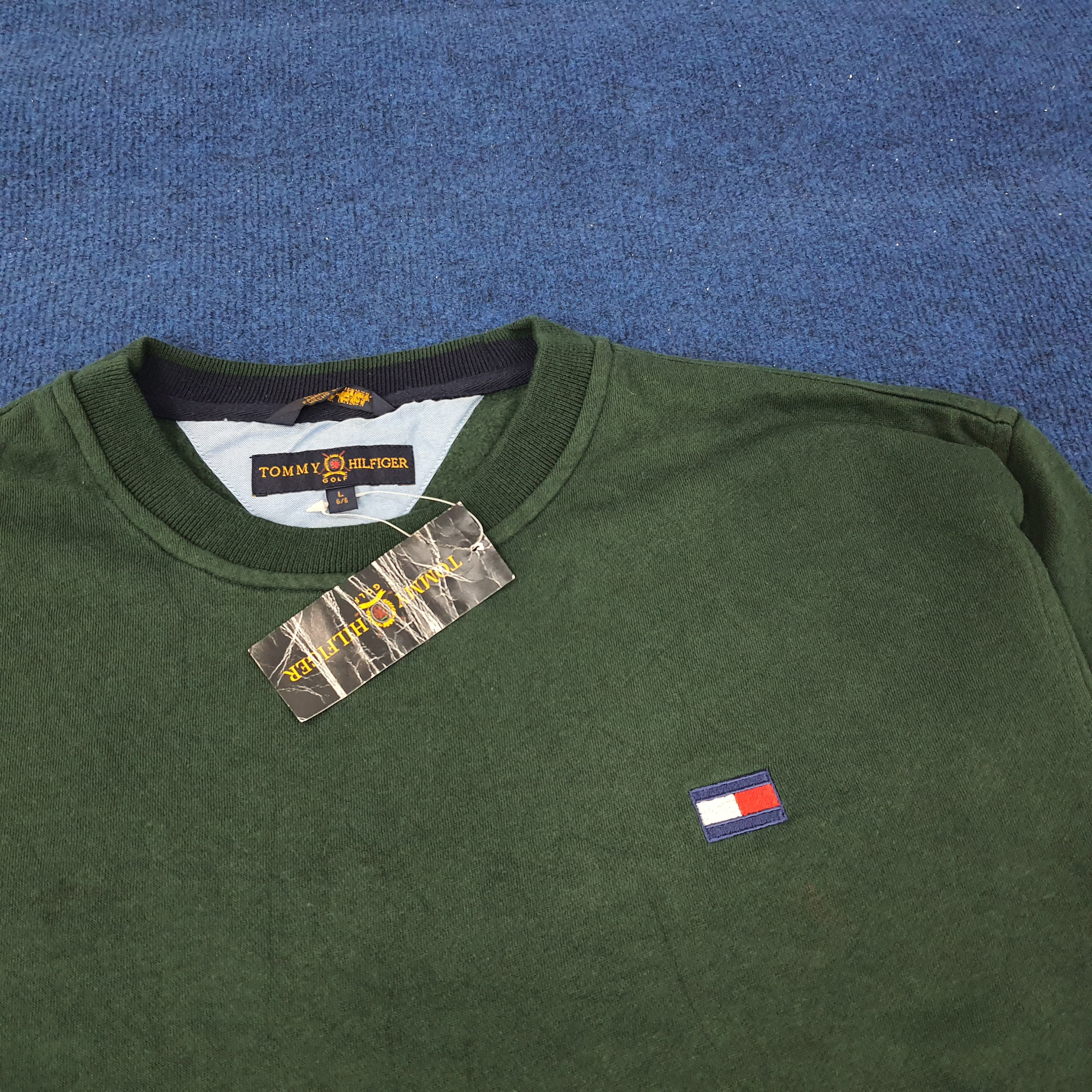 Tommy Hilfiger × Vintage Vintage Tommy Hilfiger Golf Sweatshirt C232N20 Size US L / EU 52-54 / 3 - 2 Thumbnail