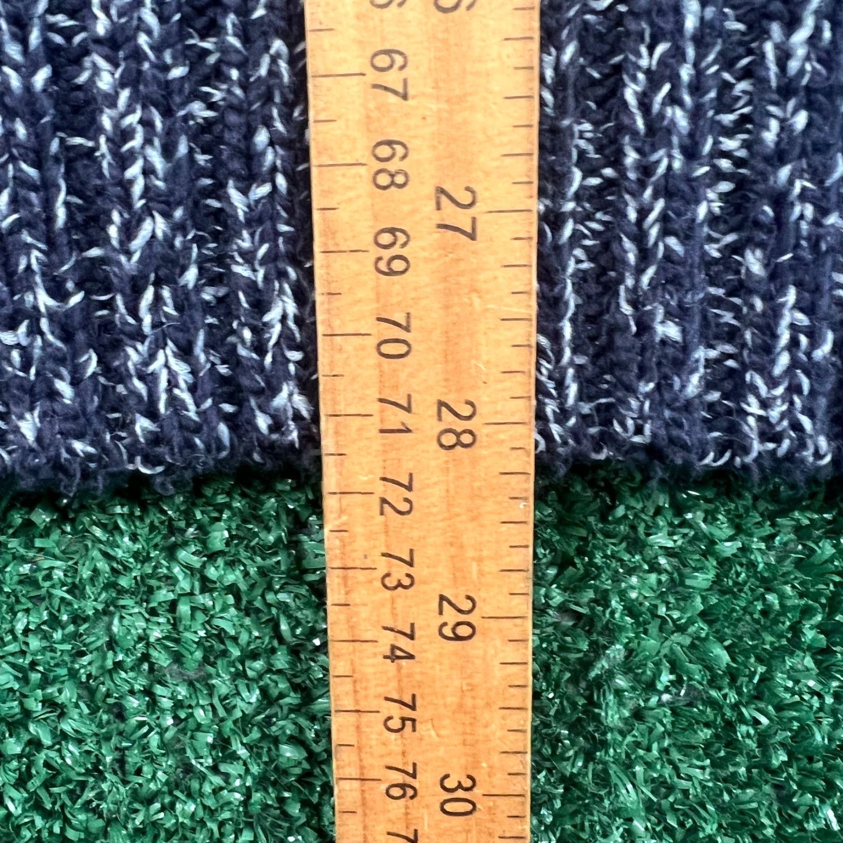 Roots ROOTS Sweater Men XL Navy Blue Heather Knit Crewneck Marled Knit Heathered Cotton Blend Ribbed Cuffs Hem Casual着 Size US XL / EU 56 / 4 - 4 Thumbnail
