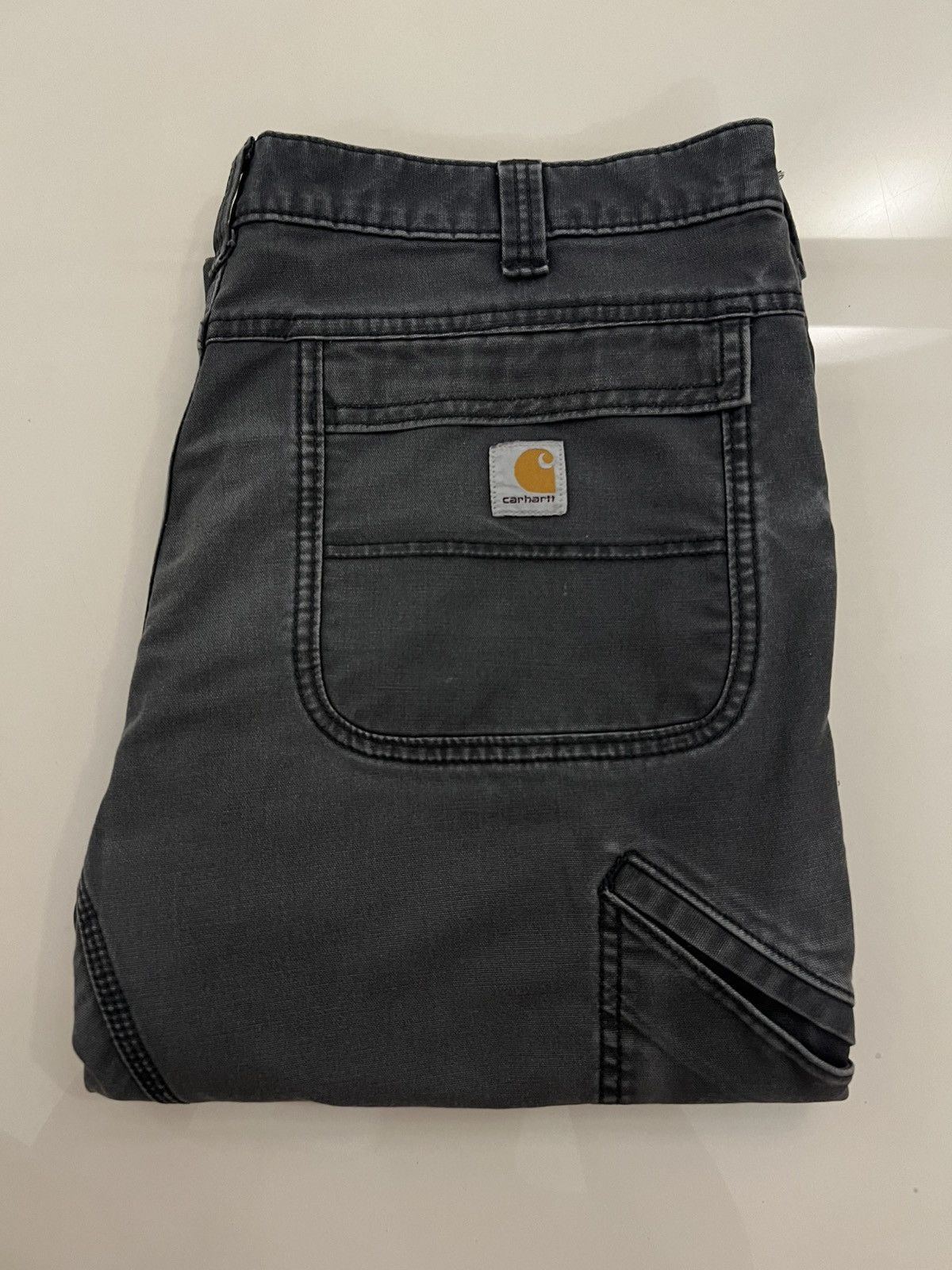 Carhartt Carhartt Relaxed Fit Staight Cargo Black (W38XL32) Size US 38 / EU 54 - 1 Thumbnail