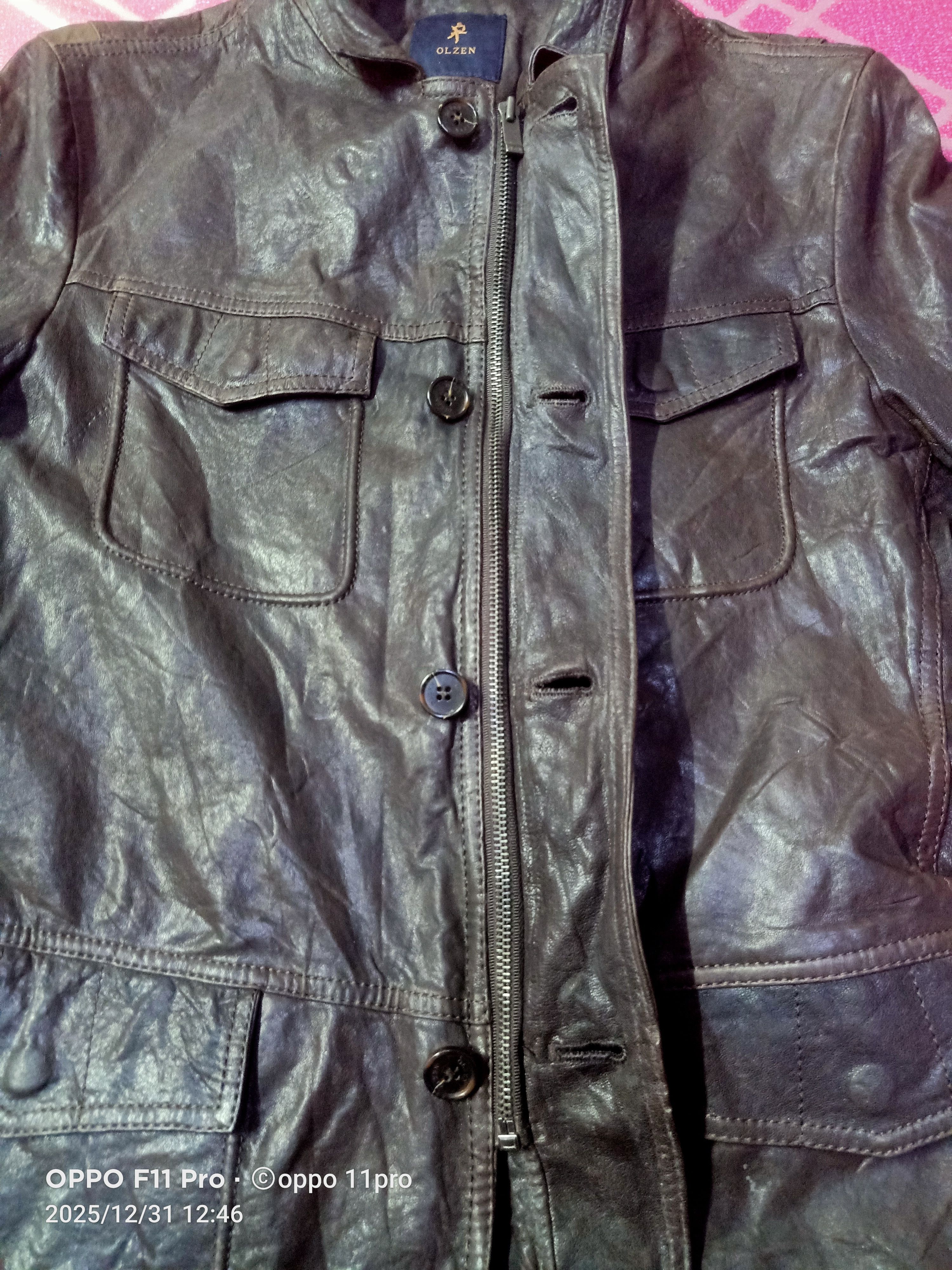 Japanese Brand 🌟Olzen Chore Double Front Poket Leathers Men 🌟 Size US M / EU 48-50 / 2 - 6 Thumbnail
