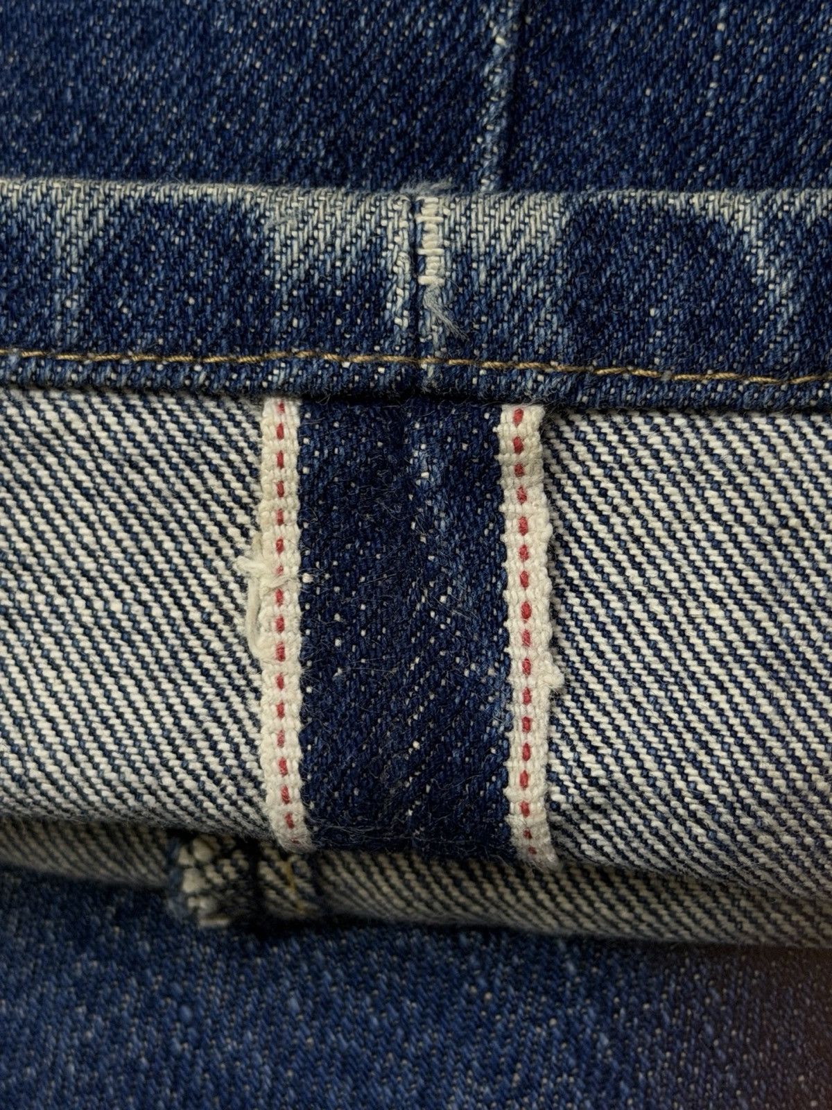 Levi's Vintage Clothing Vintage 90s Levi’s 702XX Big E Buckle Back Selvedge Denim 32 Size US 32 / EU 48 - 9 Thumbnail