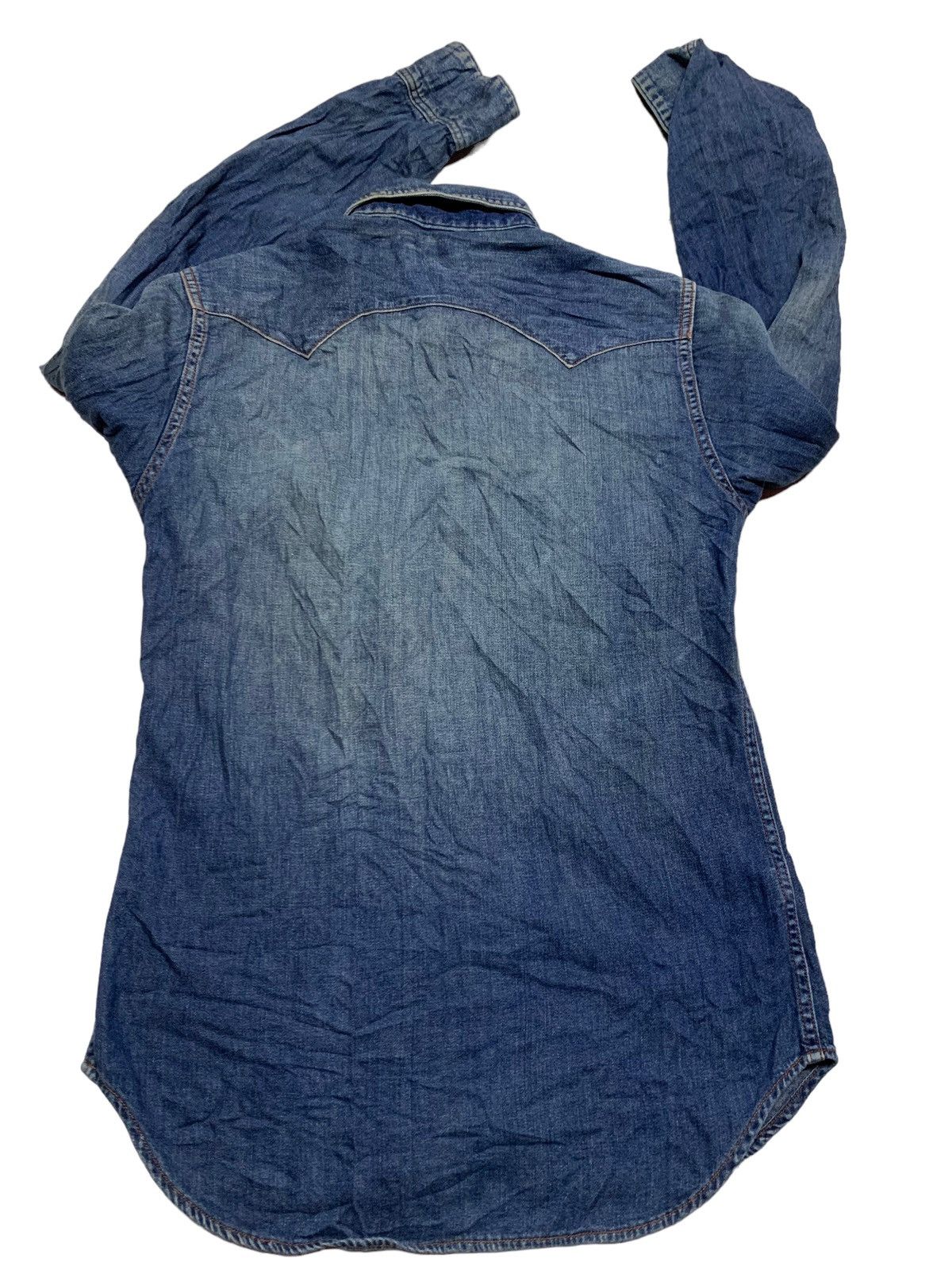Blue Blue Japan Blue blue denim western shirt Size US S / EU 44-46 / 1 - 9 Thumbnail