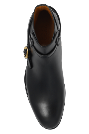 Gucci o1mt1gz0225 Ankle Boots With Buckle in Black Size US 10.5 / EU 43-44 - 5 Thumbnail