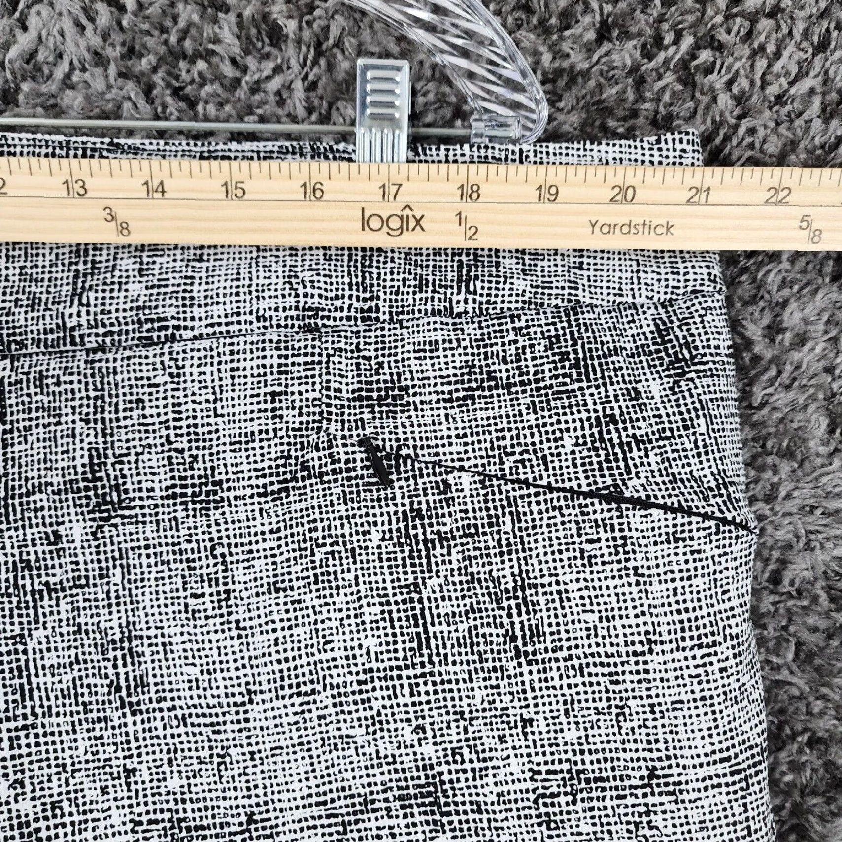 Vintage Eliane Rose Womens Plus Size Black Capris 22W Size ONE SIZE - 4 Thumbnail