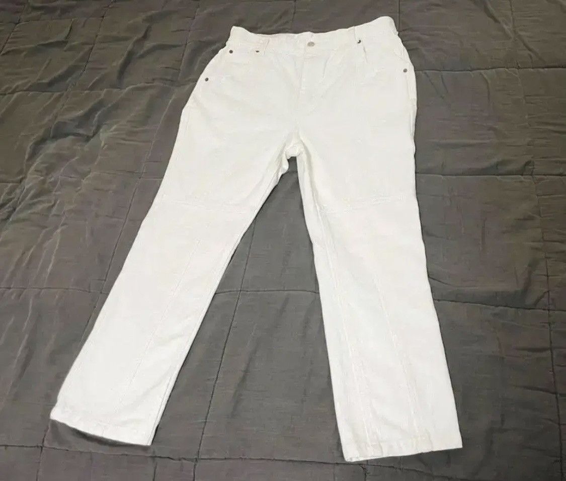 image of Andersson Bell White Panel Denim Jeans, Men's (Size 32)