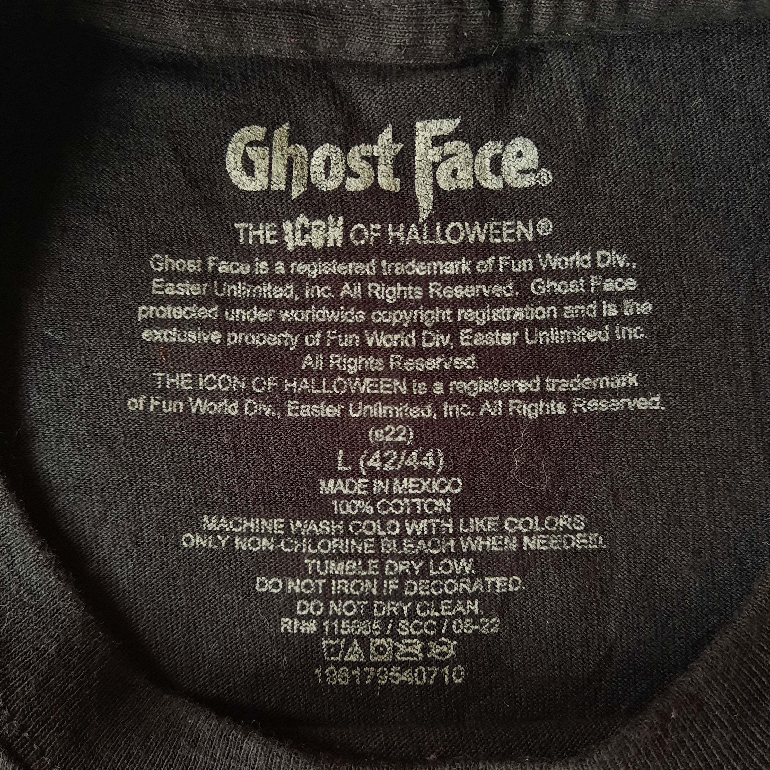 Japanese Brand ☠️ Ghost face tshirt Size US L / EU 52-54 / 3 - 4 Thumbnail