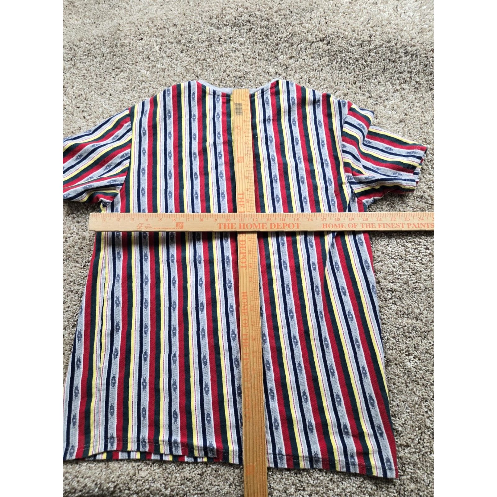 Pacsun PacSun Shirt Mens L Multicolor Vertical Stripe Crewneck Short Sleeve Knit T-Shirt Mens Size US L / EU 52-54 / 3 - 5 Thumbnail