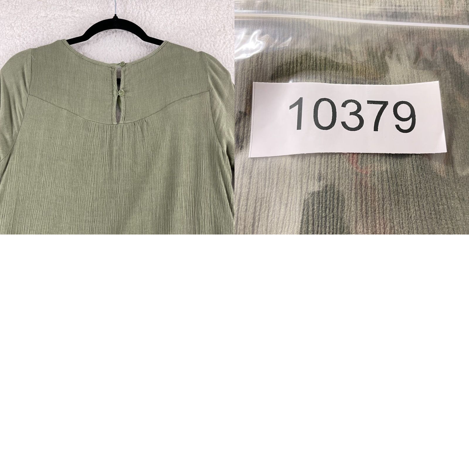 Vintage Entro Green Crepe Embroidered 3/4 Sleeve Swing Dress Womens Small Pullover Dress Shirt? Size S / US 4 / IT 40 - 9 Thumbnail