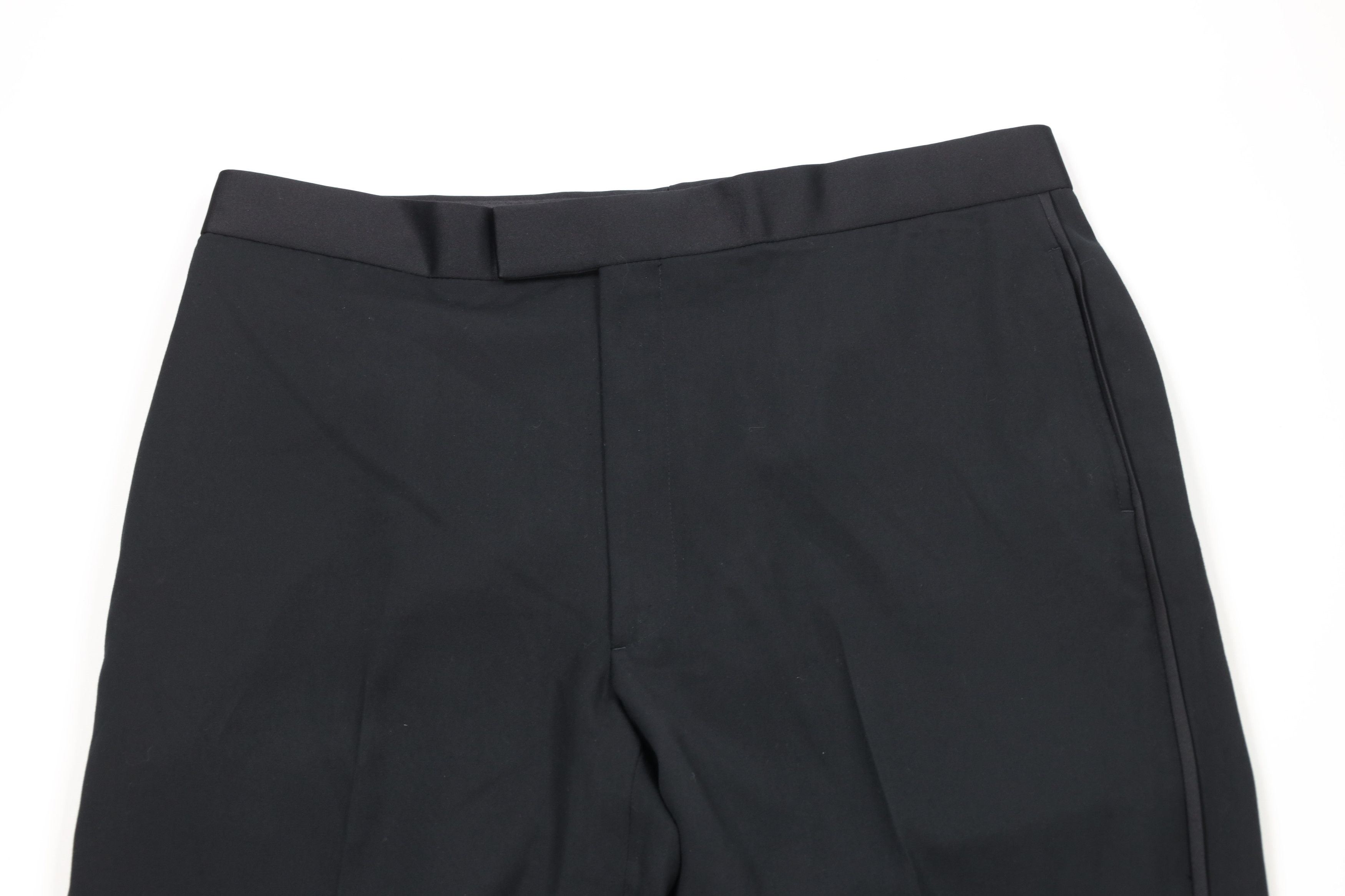 Vintage Vintage Y2K Streetwear Tuxedo Wedding Suit Pants Black Size US 36 / EU 52 - 2 Thumbnail