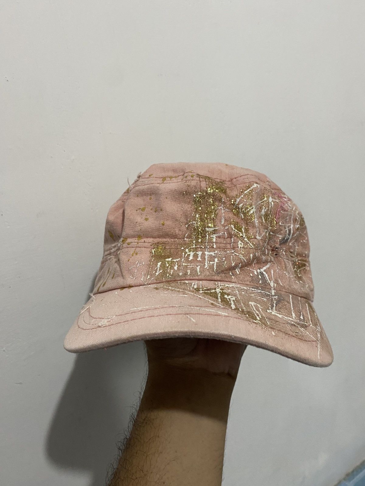 Vintage Japanese pink cadet hat yasuyukiishii styled Size ONE SIZE - 2 Thumbnail