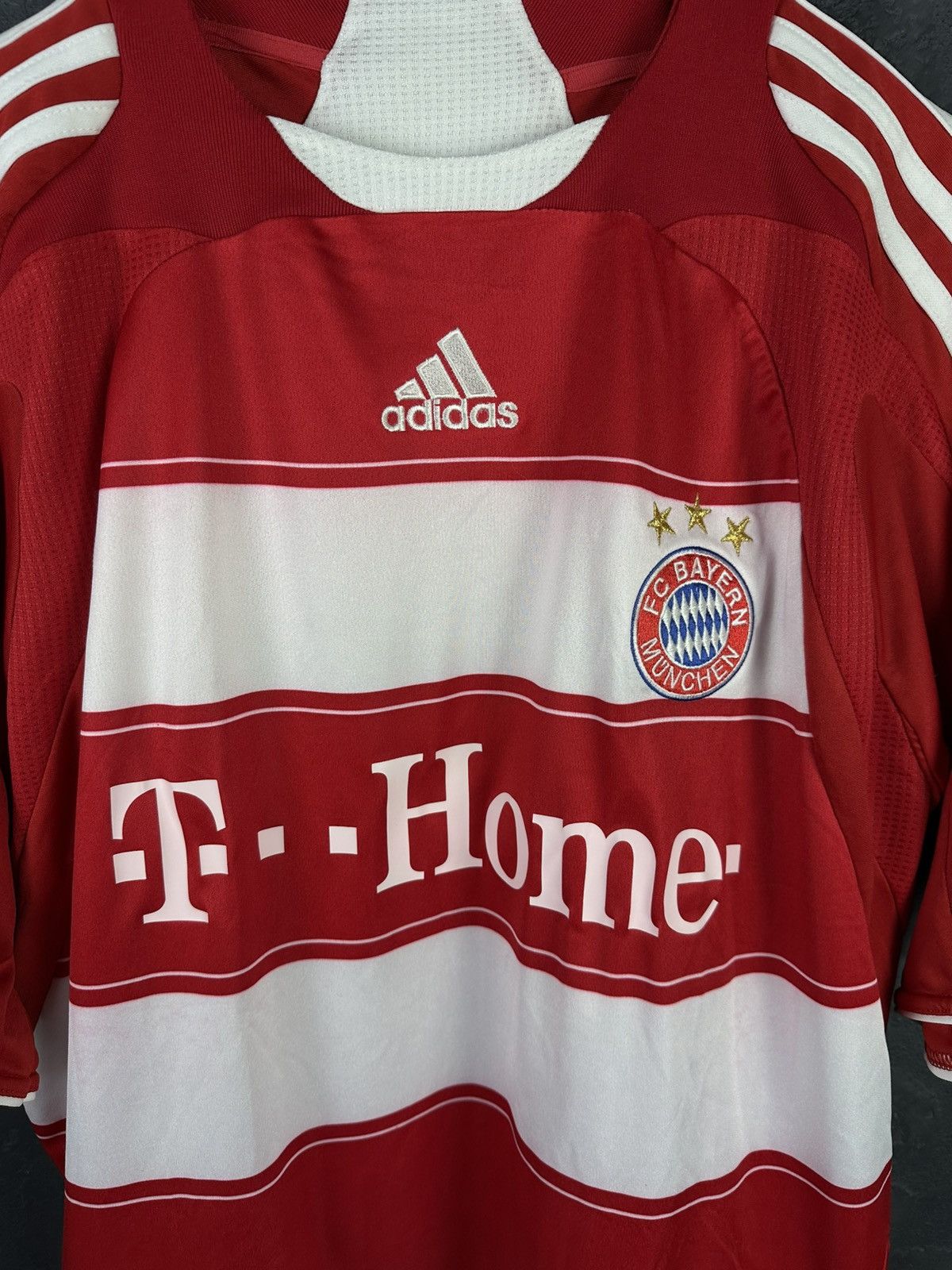 Vintage 2007-08 Bayern Munich Home Shirt Podolski #11 Size US M / EU 48-50 / 2 - 6 Thumbnail