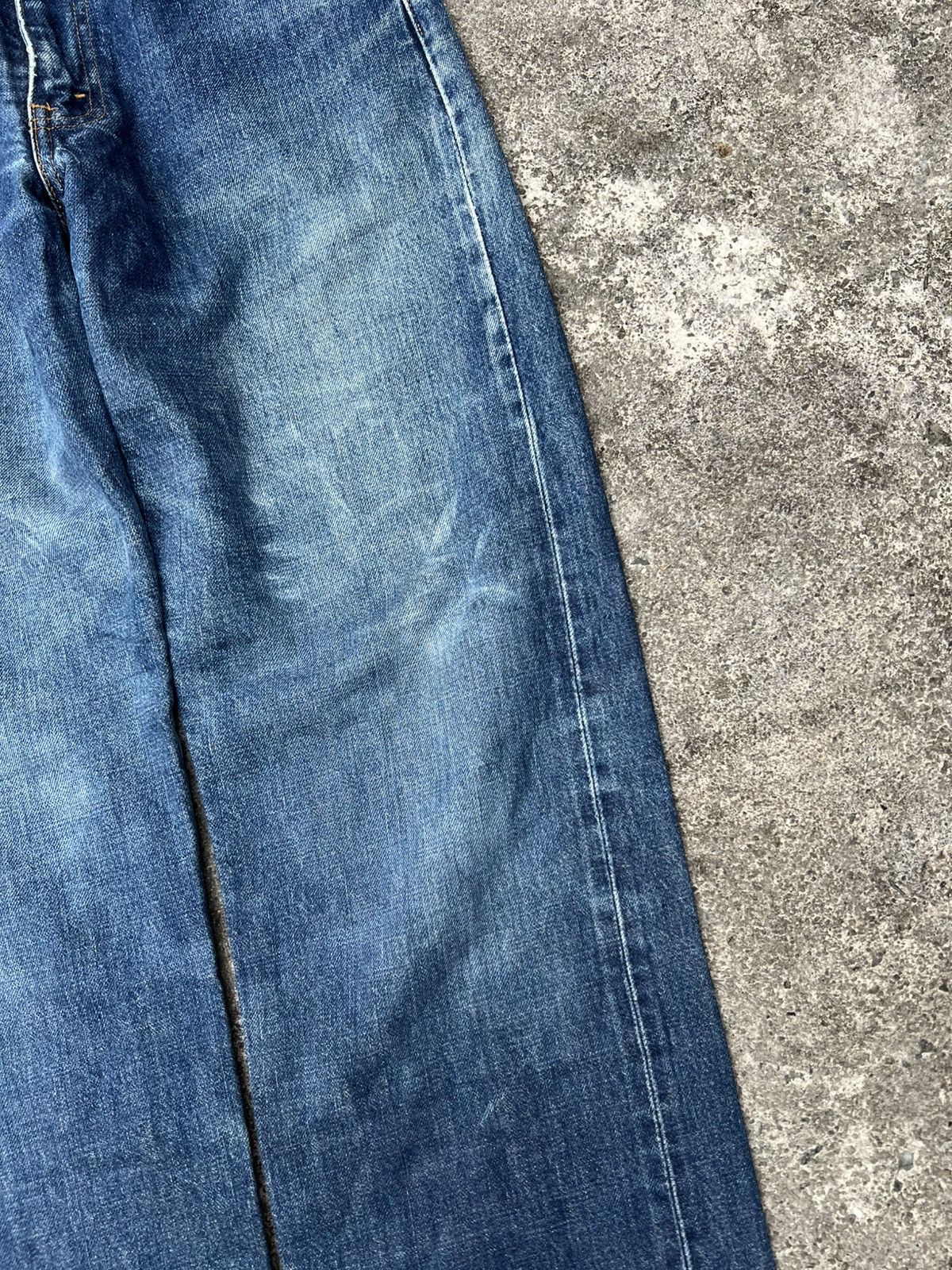 Levi's Vintage 90’s Levis 504Z Big E Selvedge Distressed Jean Size US 28 / EU 44 - 9 Thumbnail